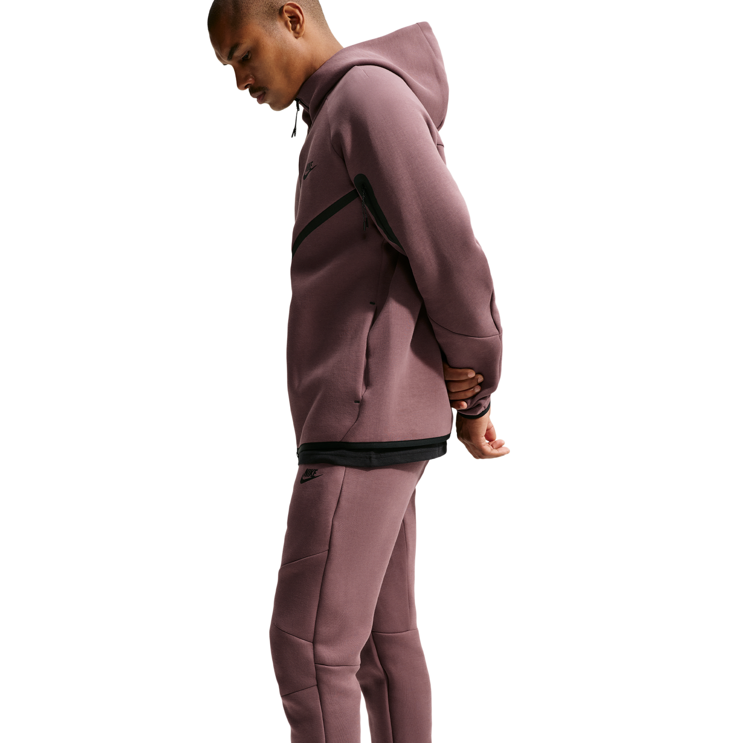 Nike Tech Fleece Jogger - Men's - Black/Tattoo