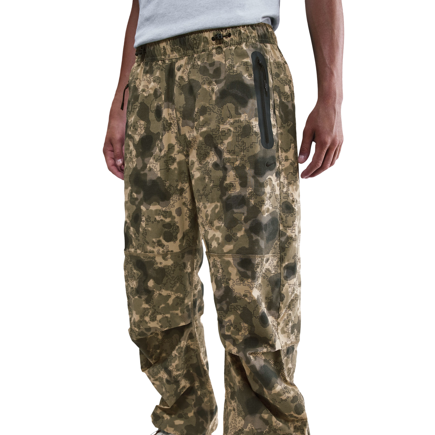 Nike Tech Woven Pant AOP - Men's - Neutral Olive/Black