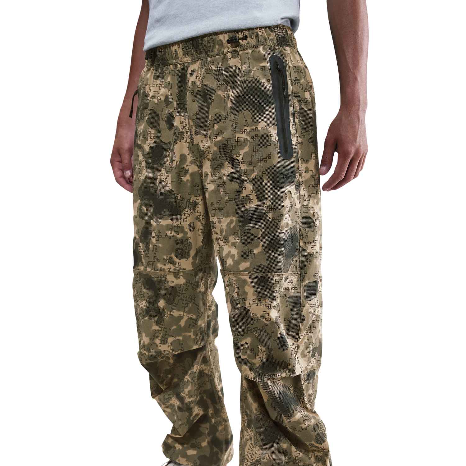 Nike Tech Woven Pant AOP - Men's - Neutral Olive/Black