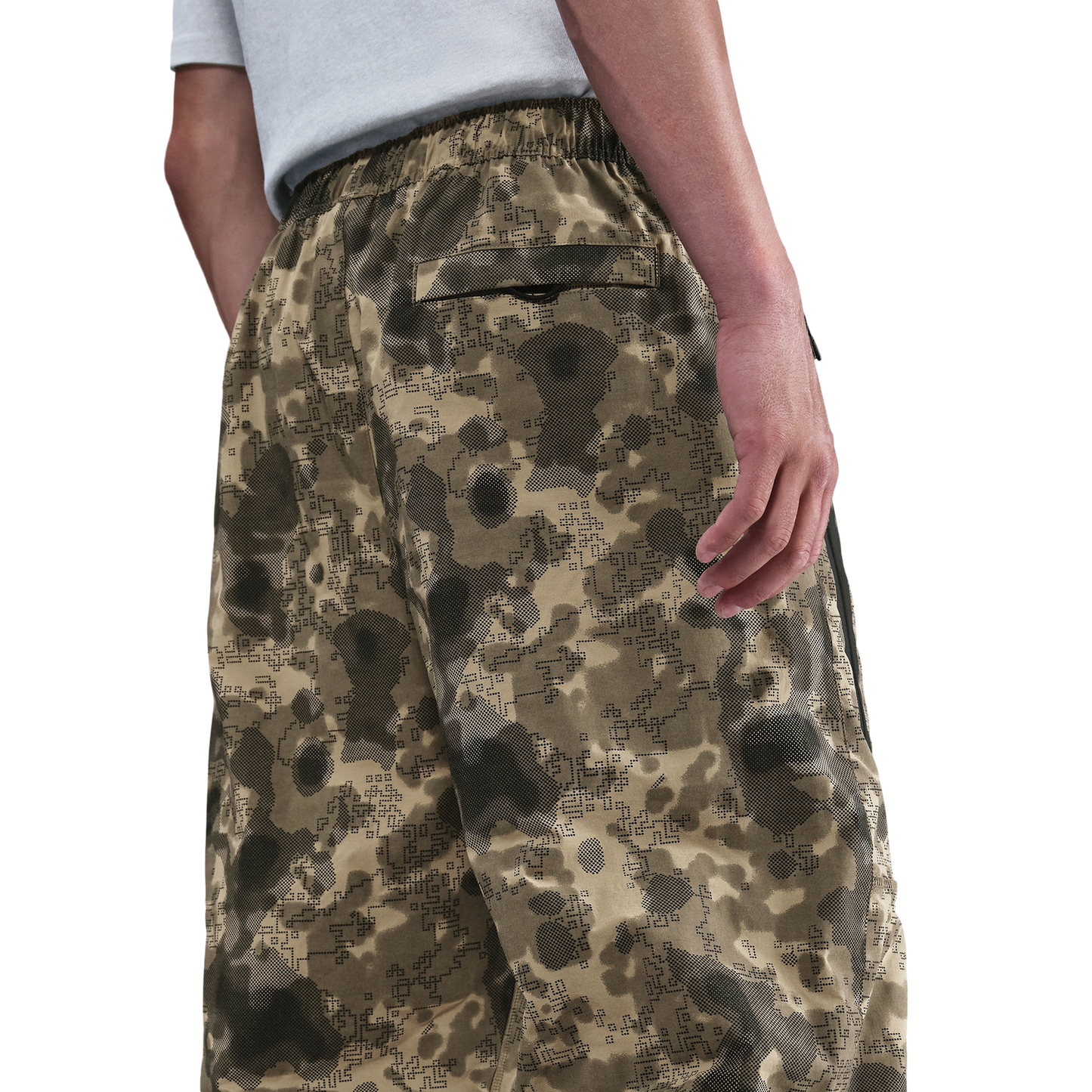 Nike Tech Woven Pant AOP - Men's - Neutral Olive/Black