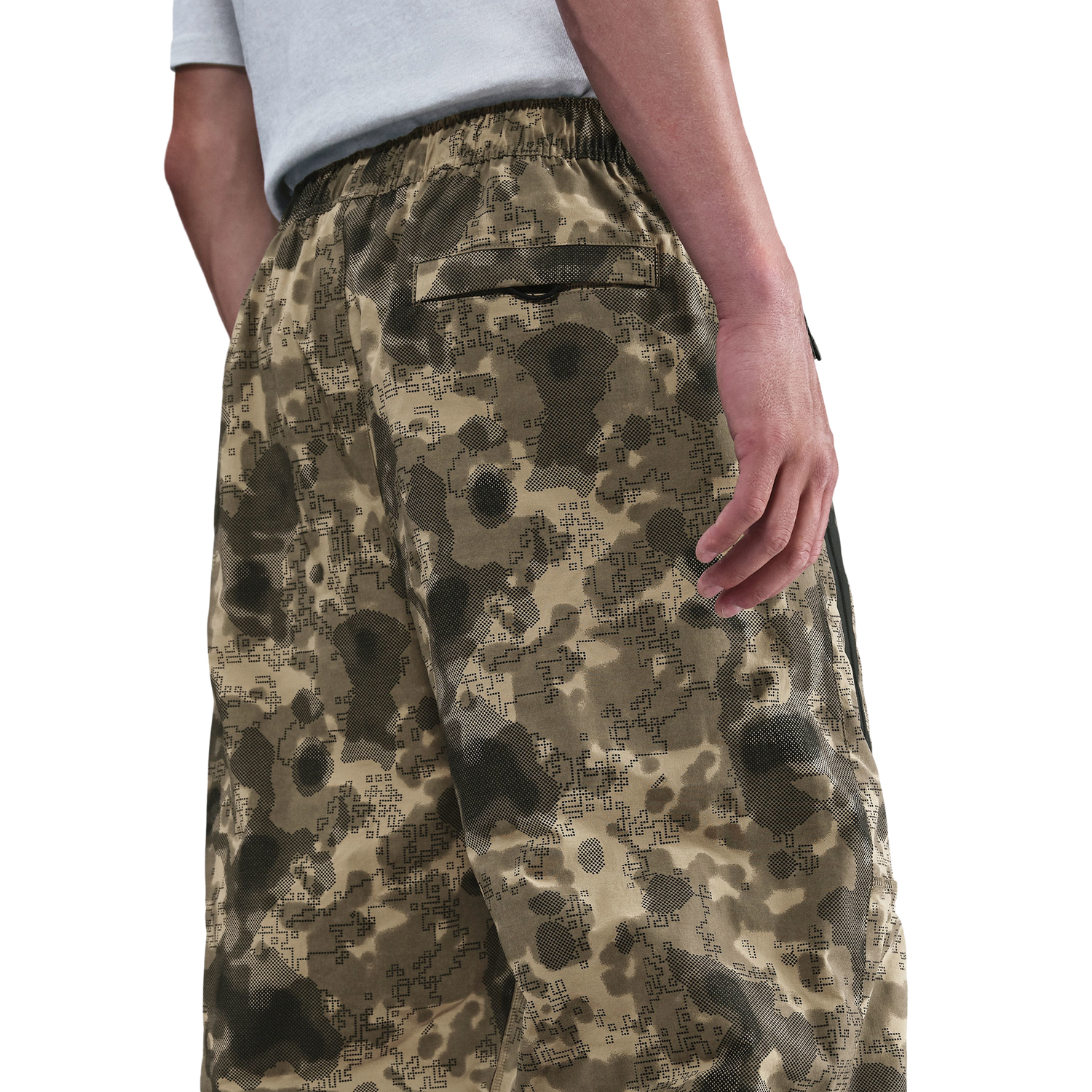 Nike Tech Woven Pant AOP - Men's - Neutral Olive/Black