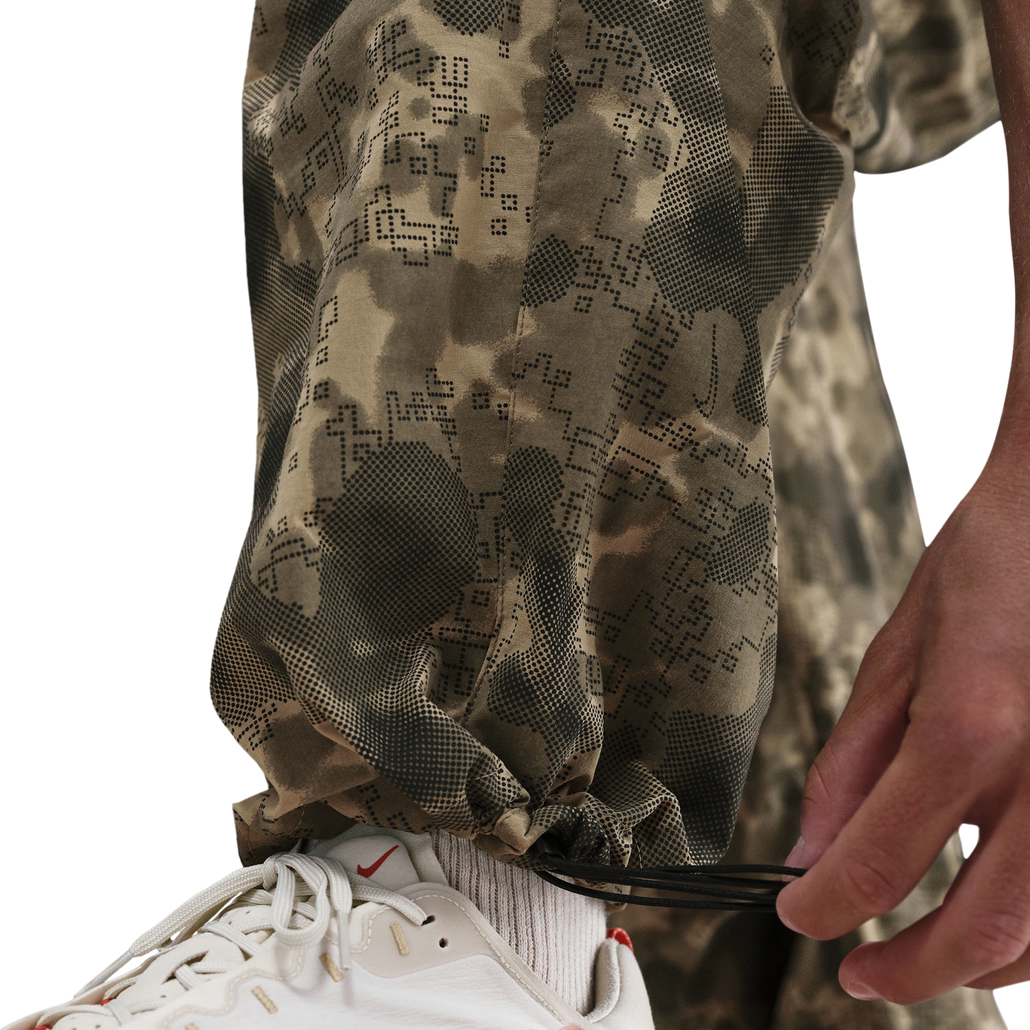 Nike Tech Woven Pant AOP - Men's - Neutral Olive/Black