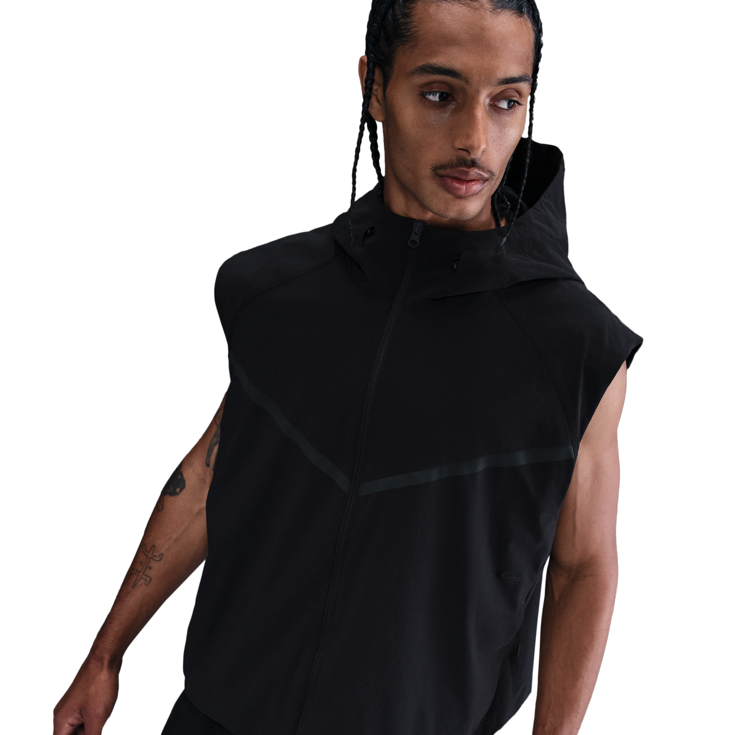 Nike Dri-FIT Tech Woven Vest - Men's - Black/Black