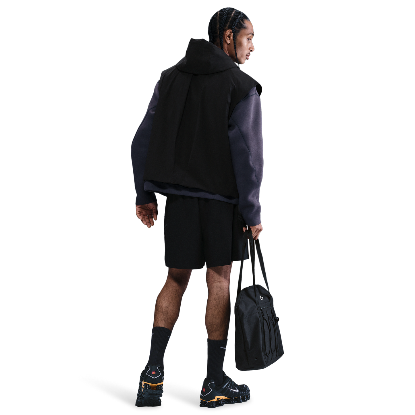 Nike Dri-FIT Tech Woven Vest - Men's - Black/Black