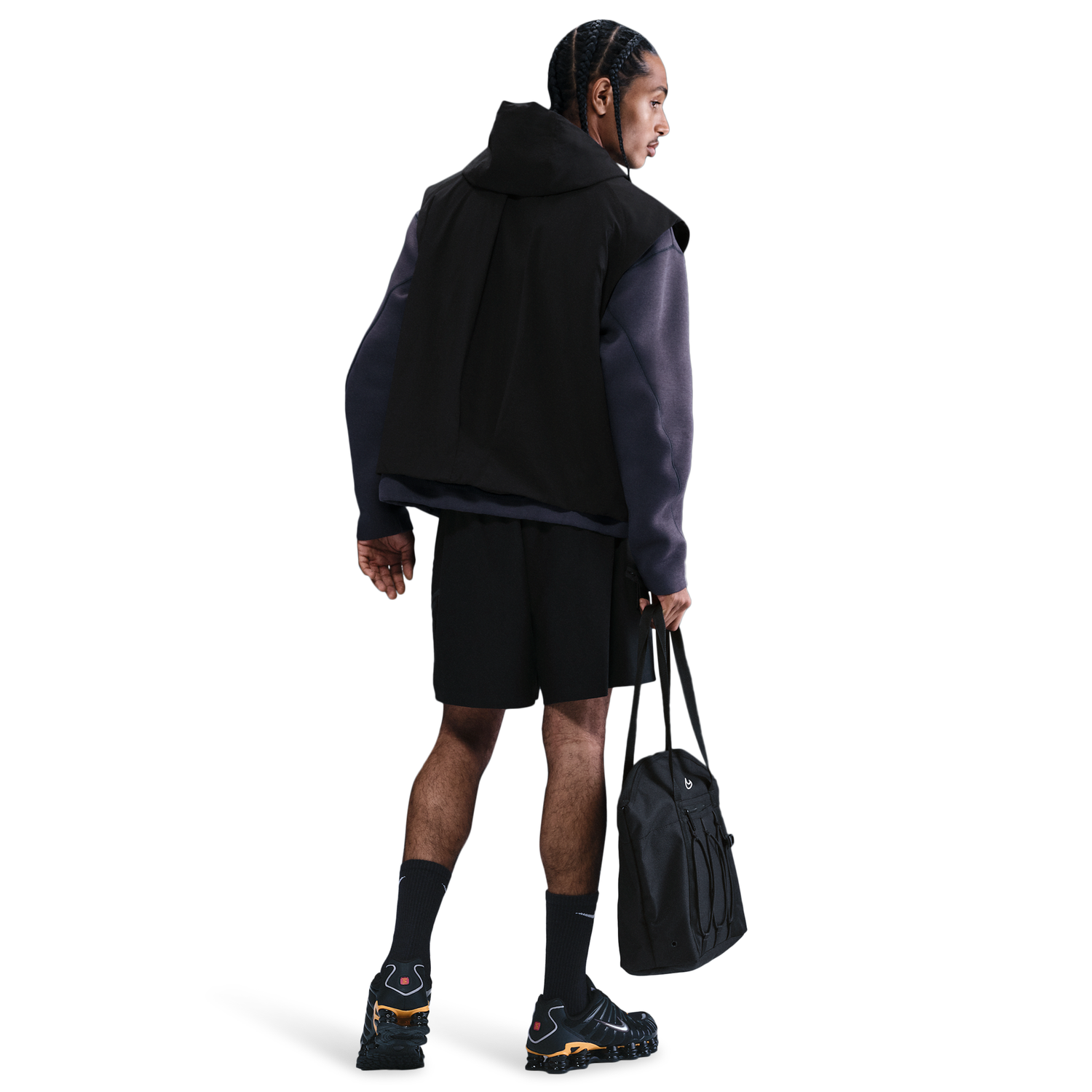 Nike Dri-FIT Tech Woven Vest - Men's - Black/Black