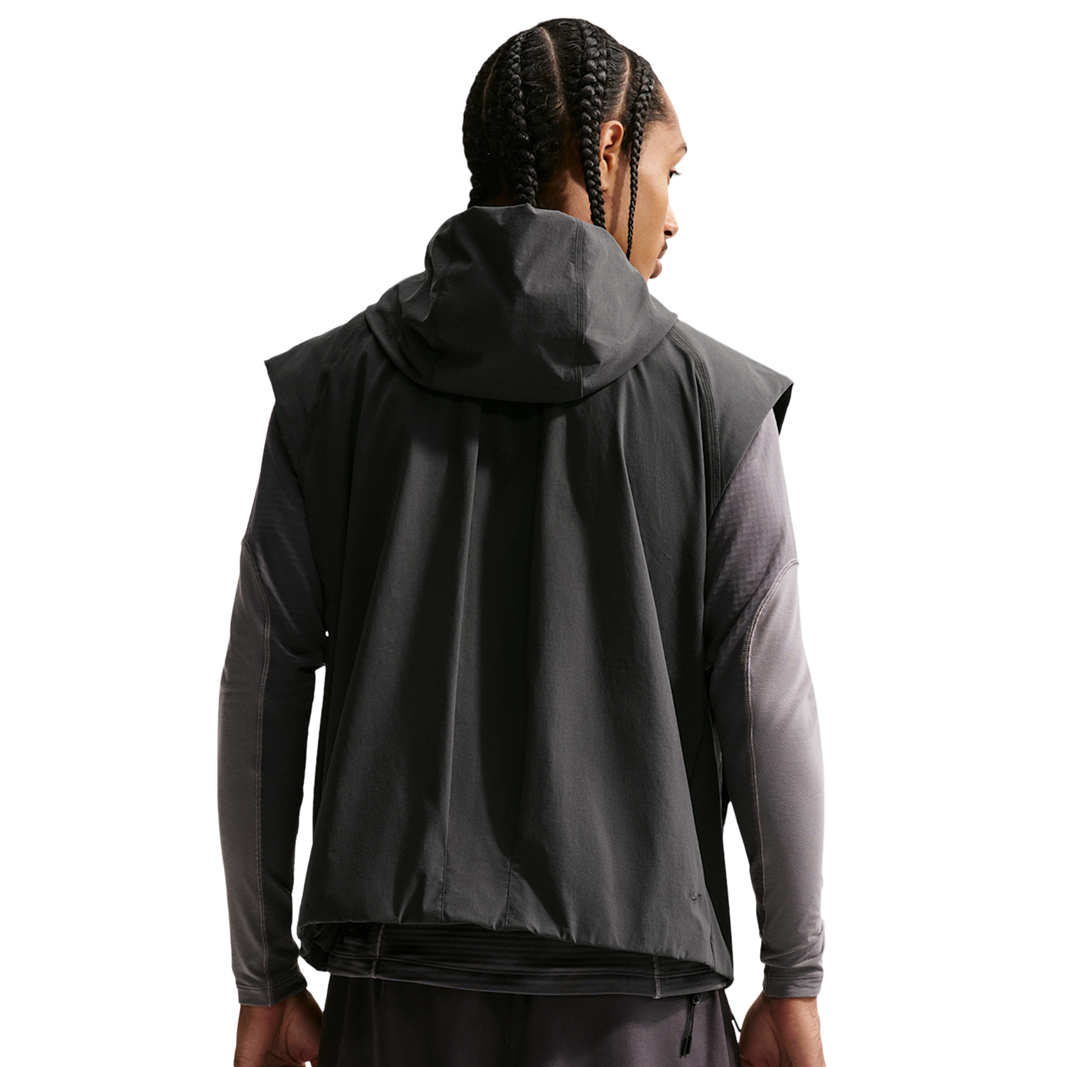 Nike Dri-FIT Tech Woven Vest - Men's - Black/Anthracite