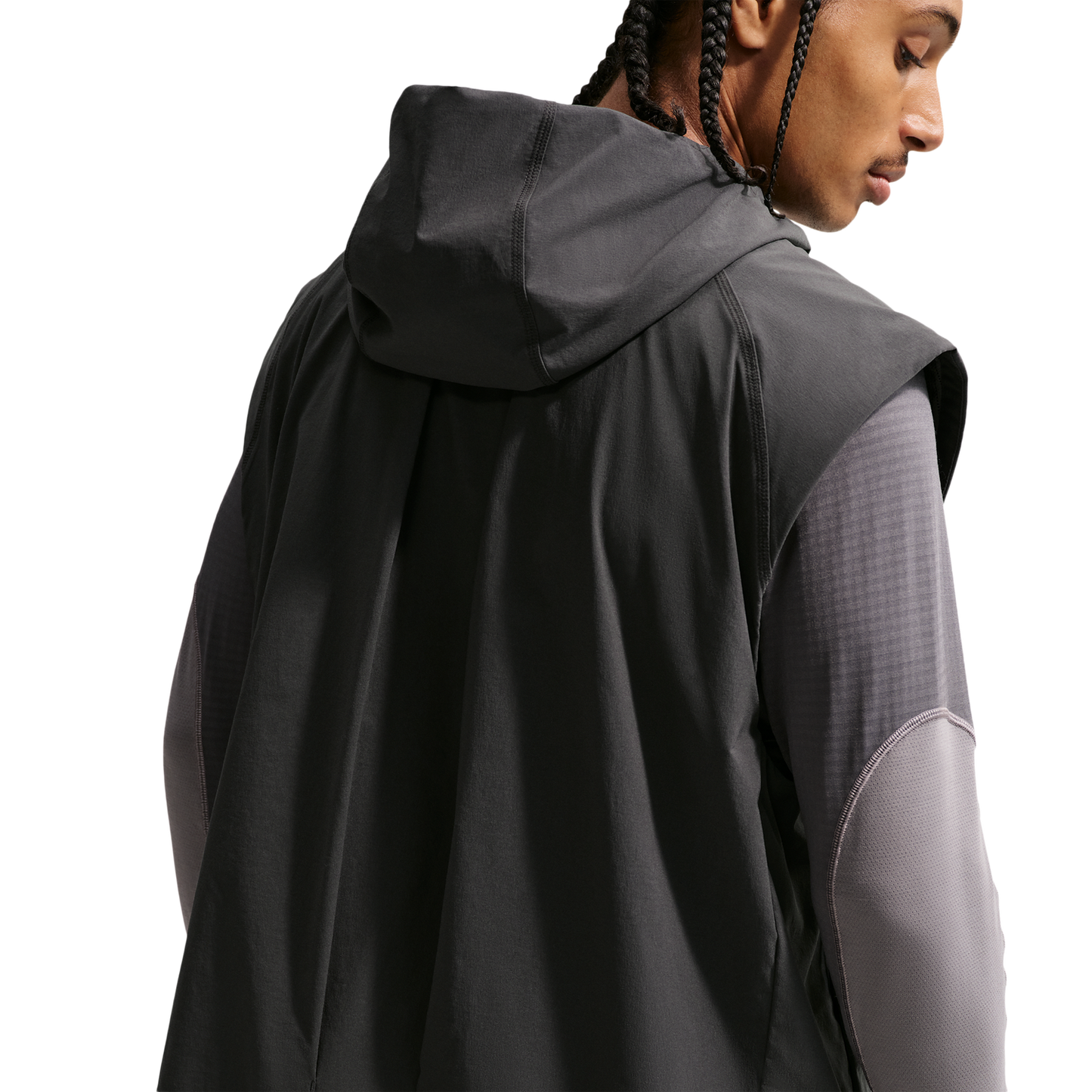 Nike Dri-FIT Tech Woven Vest - Men's - Black/Anthracite