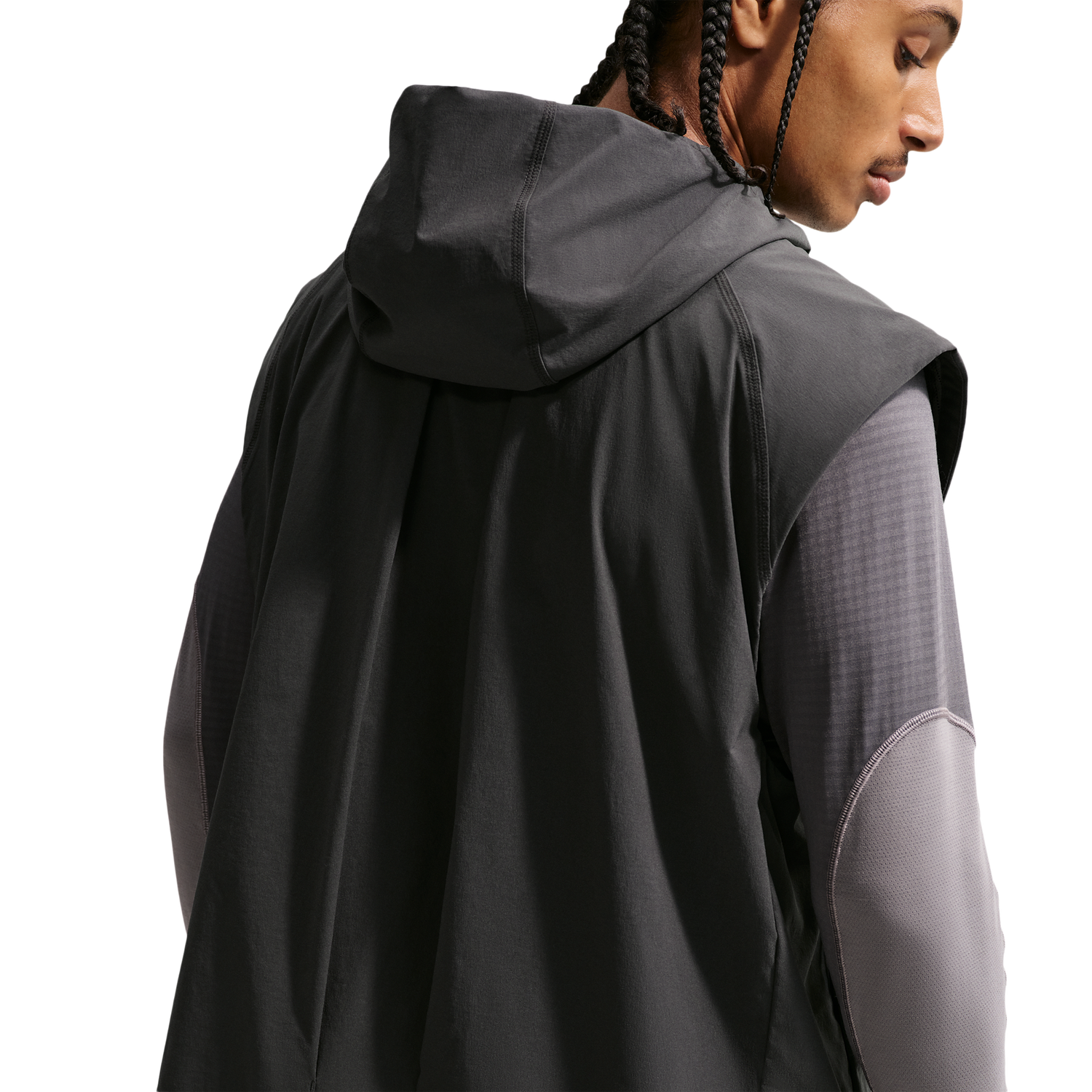Nike Dri-FIT Tech Woven Vest - Men's - Black/Anthracite