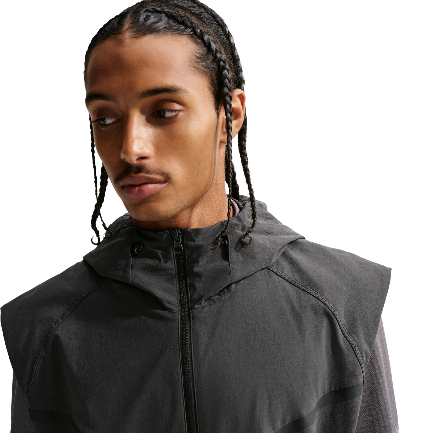 Nike Dri-FIT Tech Woven Vest - Men's - Black/Anthracite