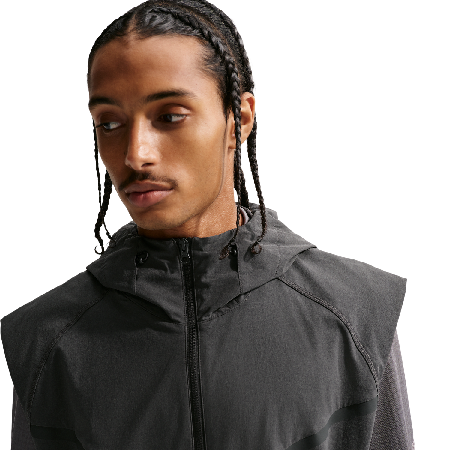 Nike Dri-FIT Tech Woven Vest - Men's - Black/Anthracite