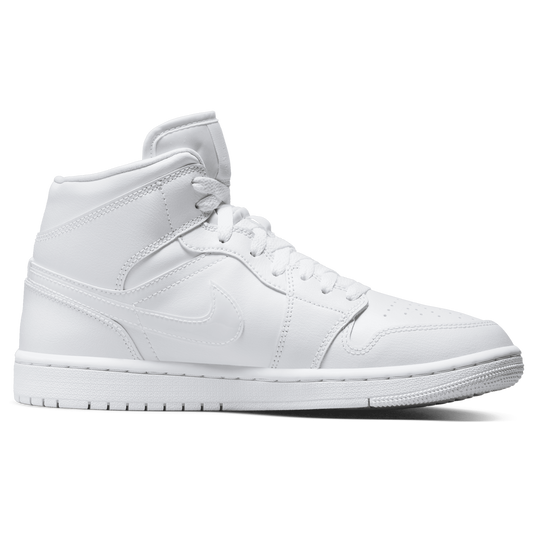 Jordan AJ 1 Mid 365 - Women's - White/White/White