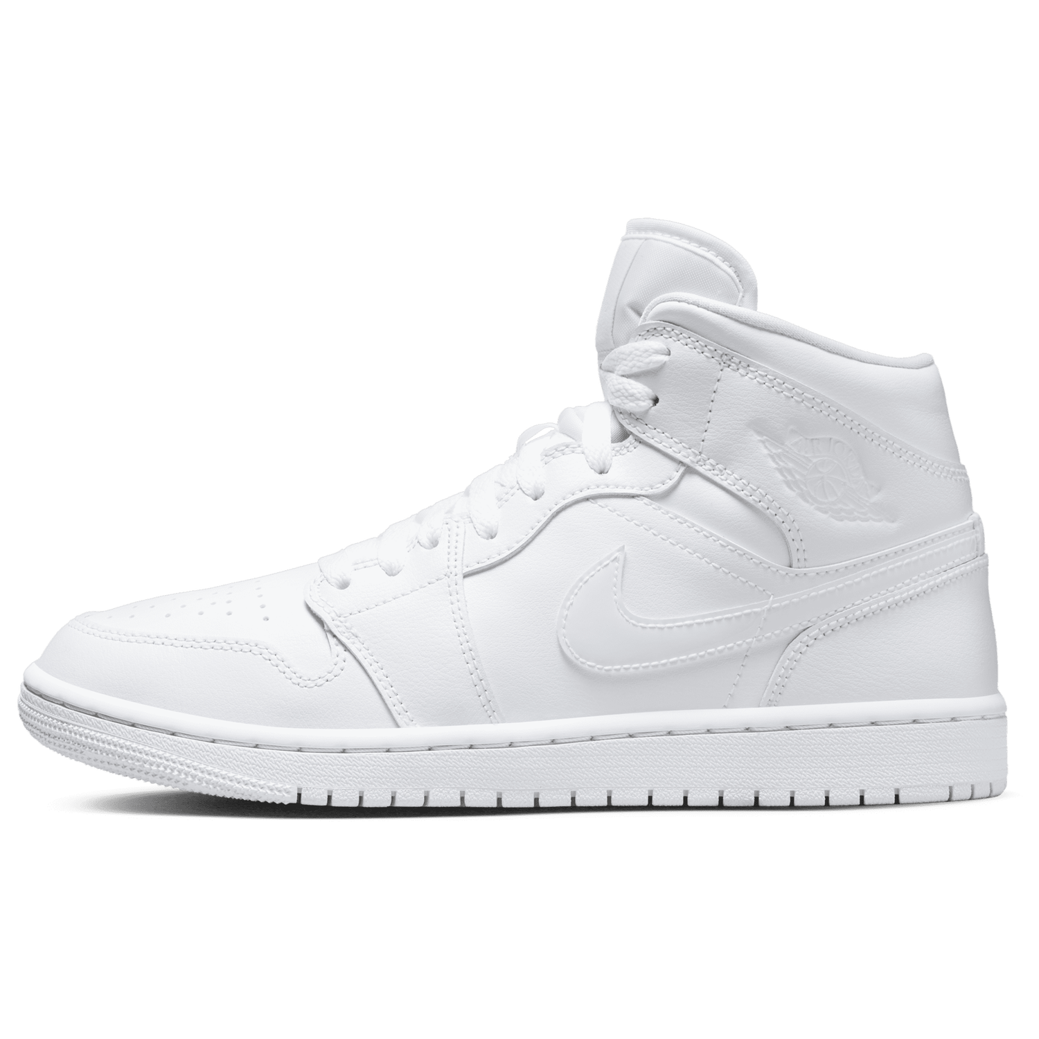 Jordan AJ 1 Mid 365 - Women's - White/White/White