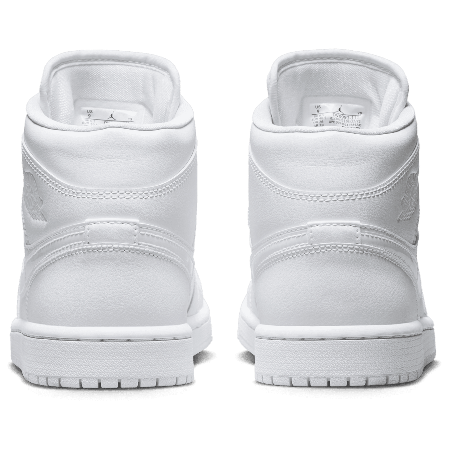 Jordan AJ 1 Mid 365 - Women's - White/White/White
