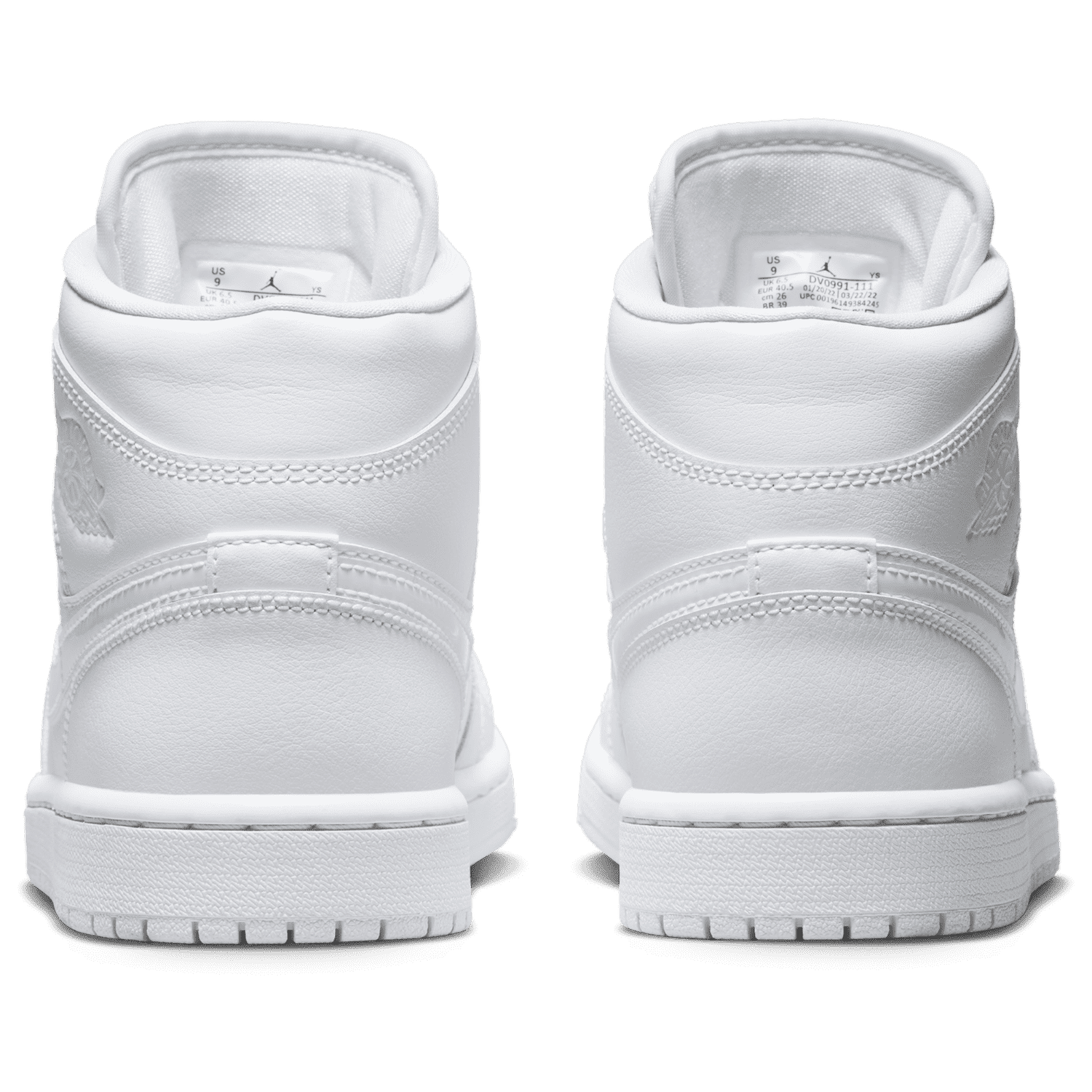 Jordan AJ 1 Mid 365 - Women's - White/White/White