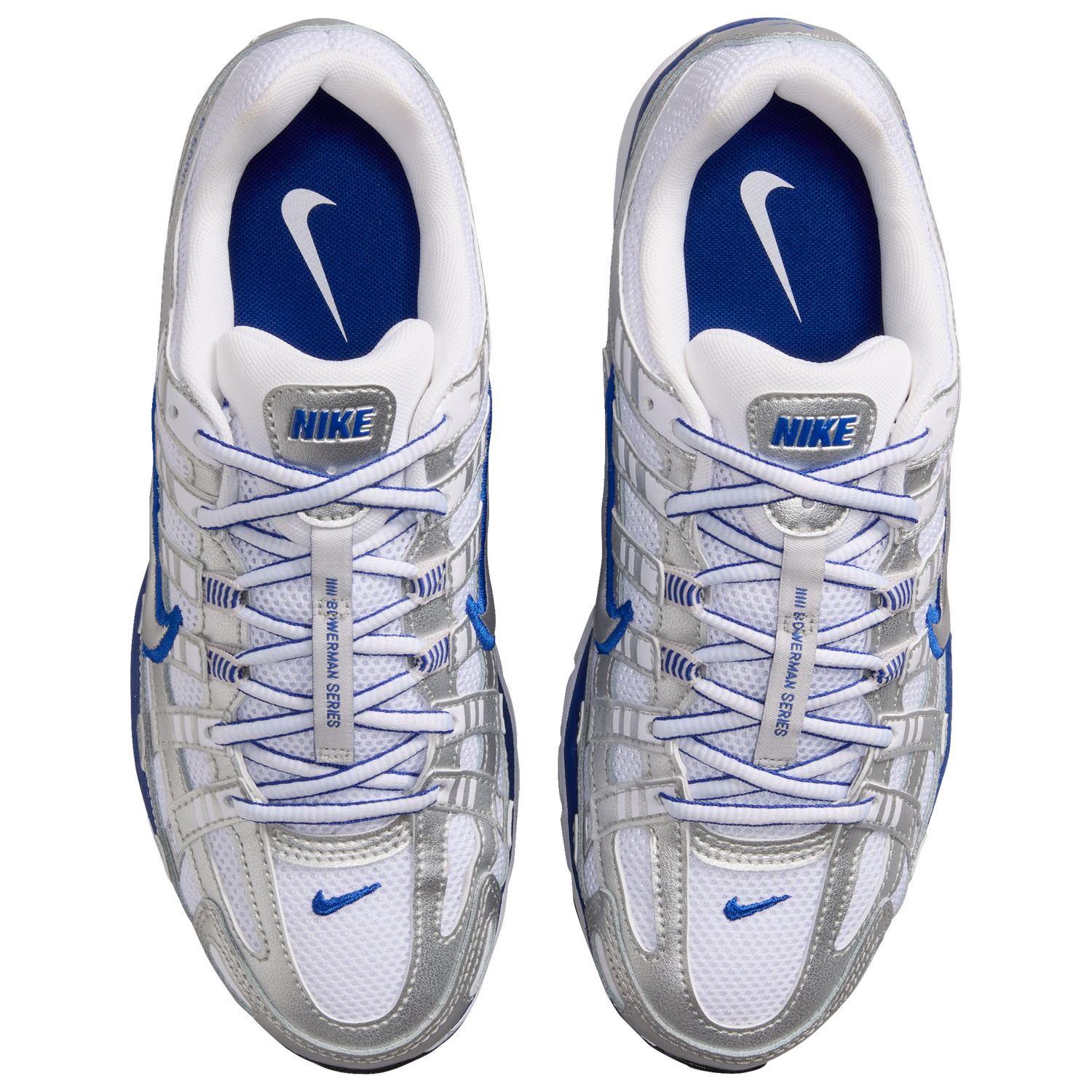 Nike P-6000 - Women's - Silver/Blue/White