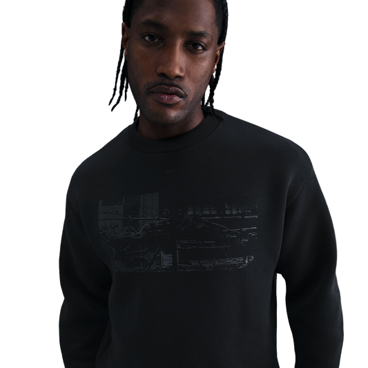 Nike Tech Fleece Crew GX - Men's - Black/Black