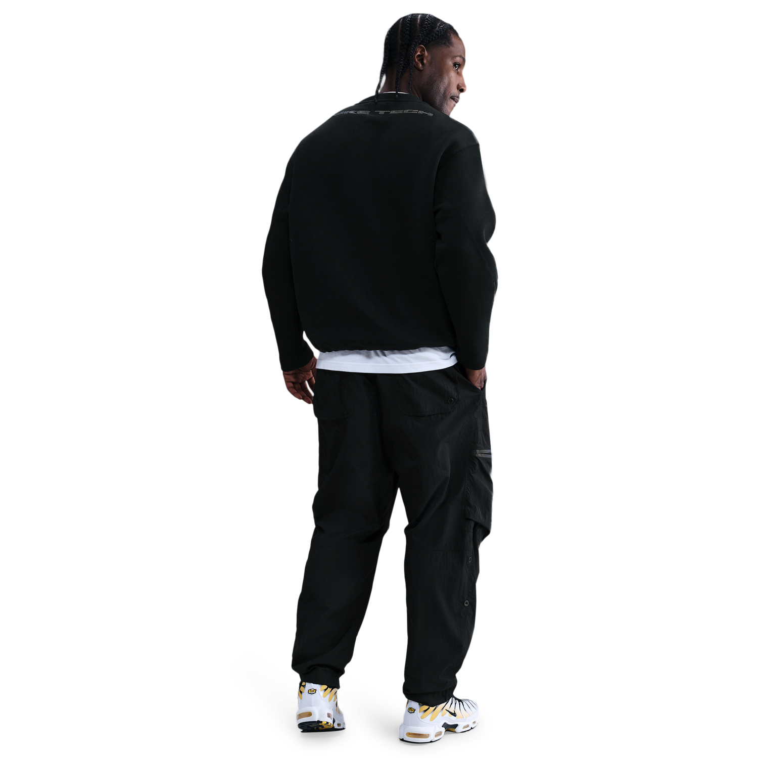 Nike Tech Fleece Crew GX - Men's - Black/Black