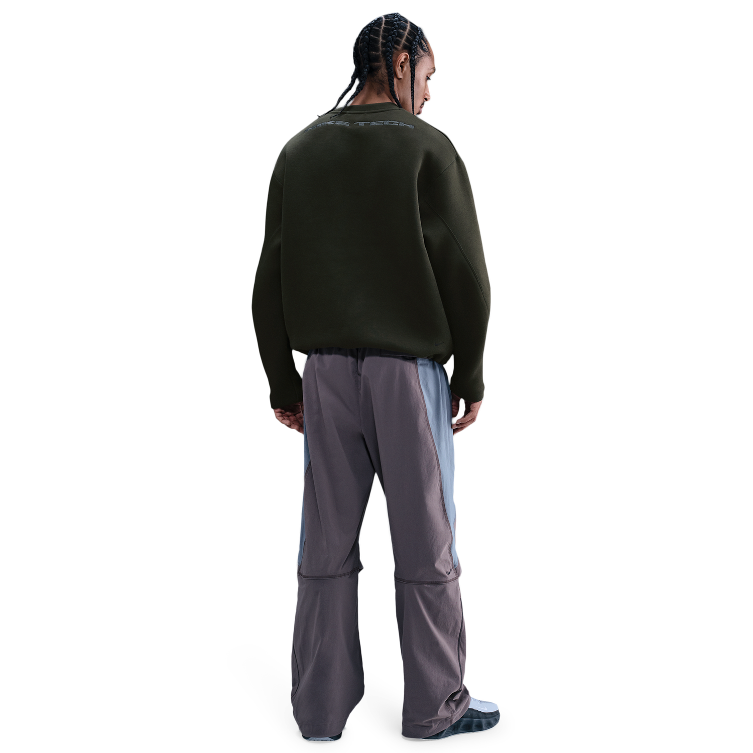 Nike Tech Fleece Crew GX - Men's - Sequoia/Black