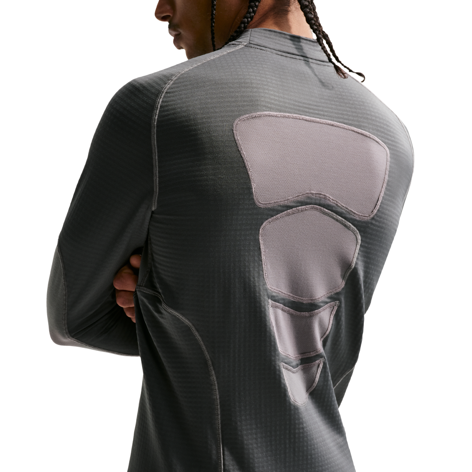 Nike Tech Pro Layer L/S Thermal Top - Men's - Iron Grey/Pencil Point/Pencil Point