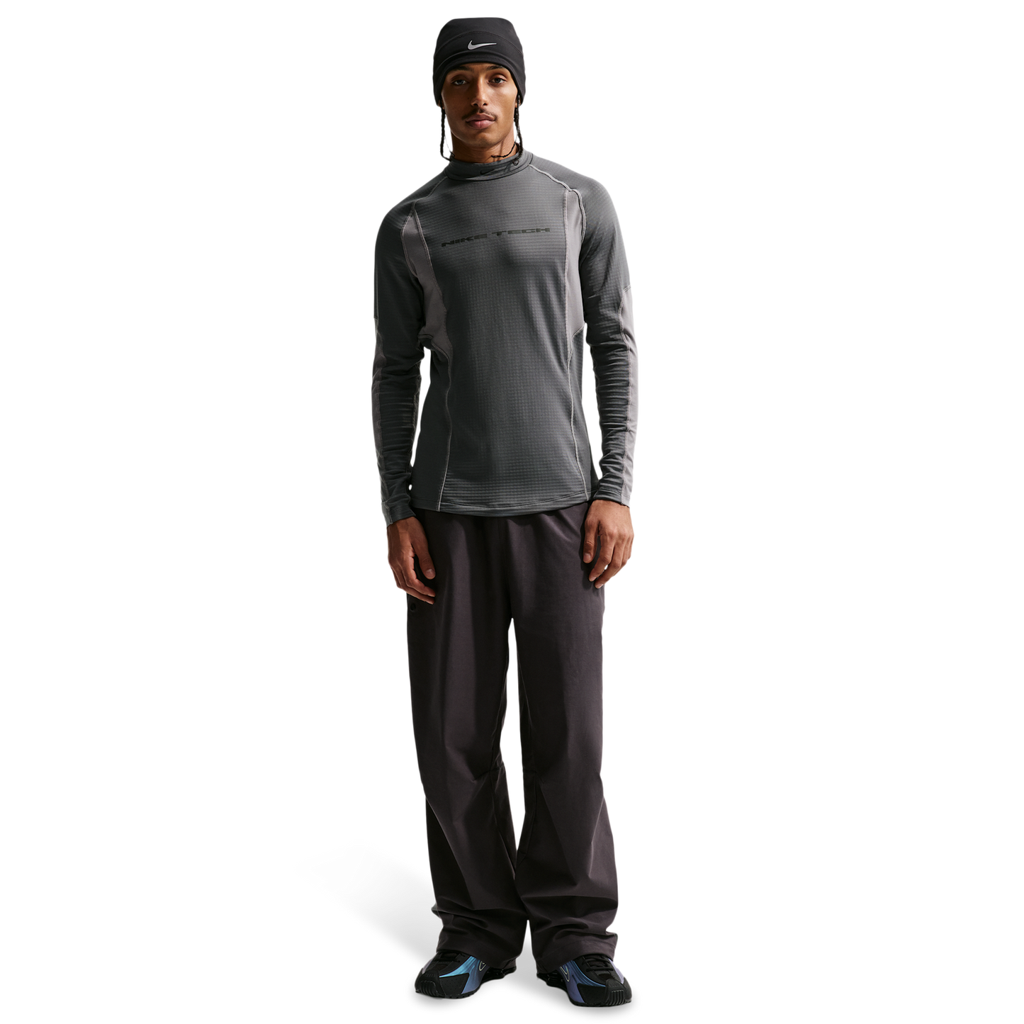 Nike Tech Pro Layer L/S Thermal Top - Men's - Iron Grey/Pencil Point/Pencil Point