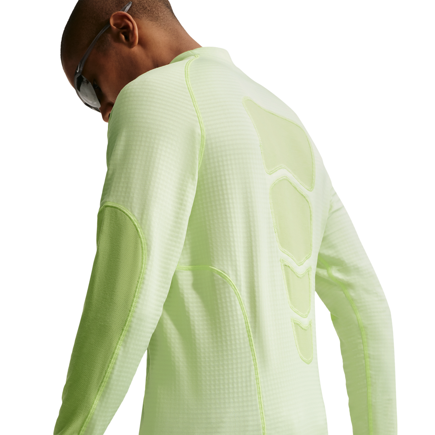 Nike Tech Pro Layer L/S Thermal Top - Men's - Volt Tint/Lt Liquid Lime/Lt Liquid Lime