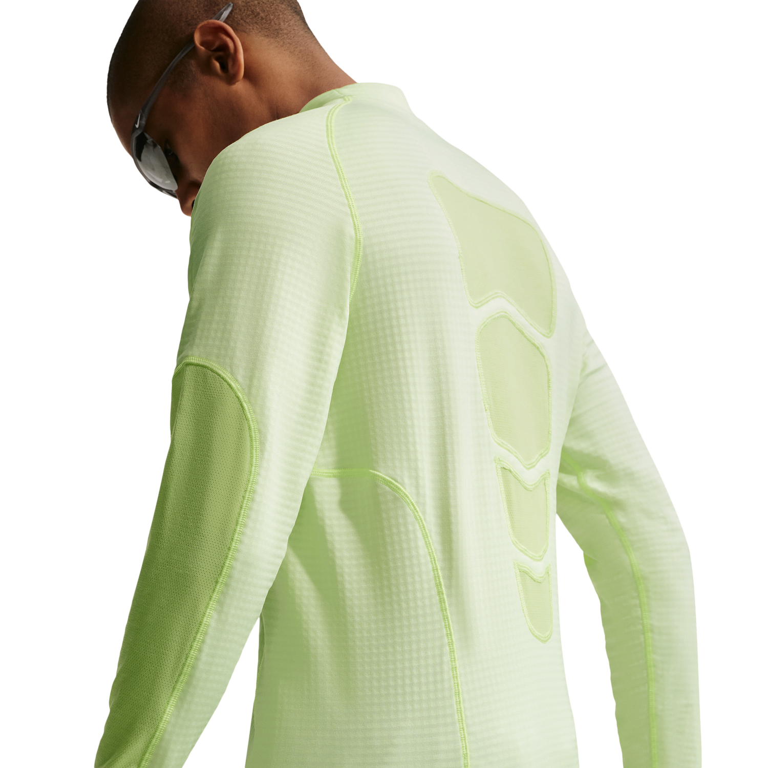 Nike Tech Pro Layer L/S Thermal Top - Men's - Volt Tint/Lt Liquid Lime/Lt Liquid Lime