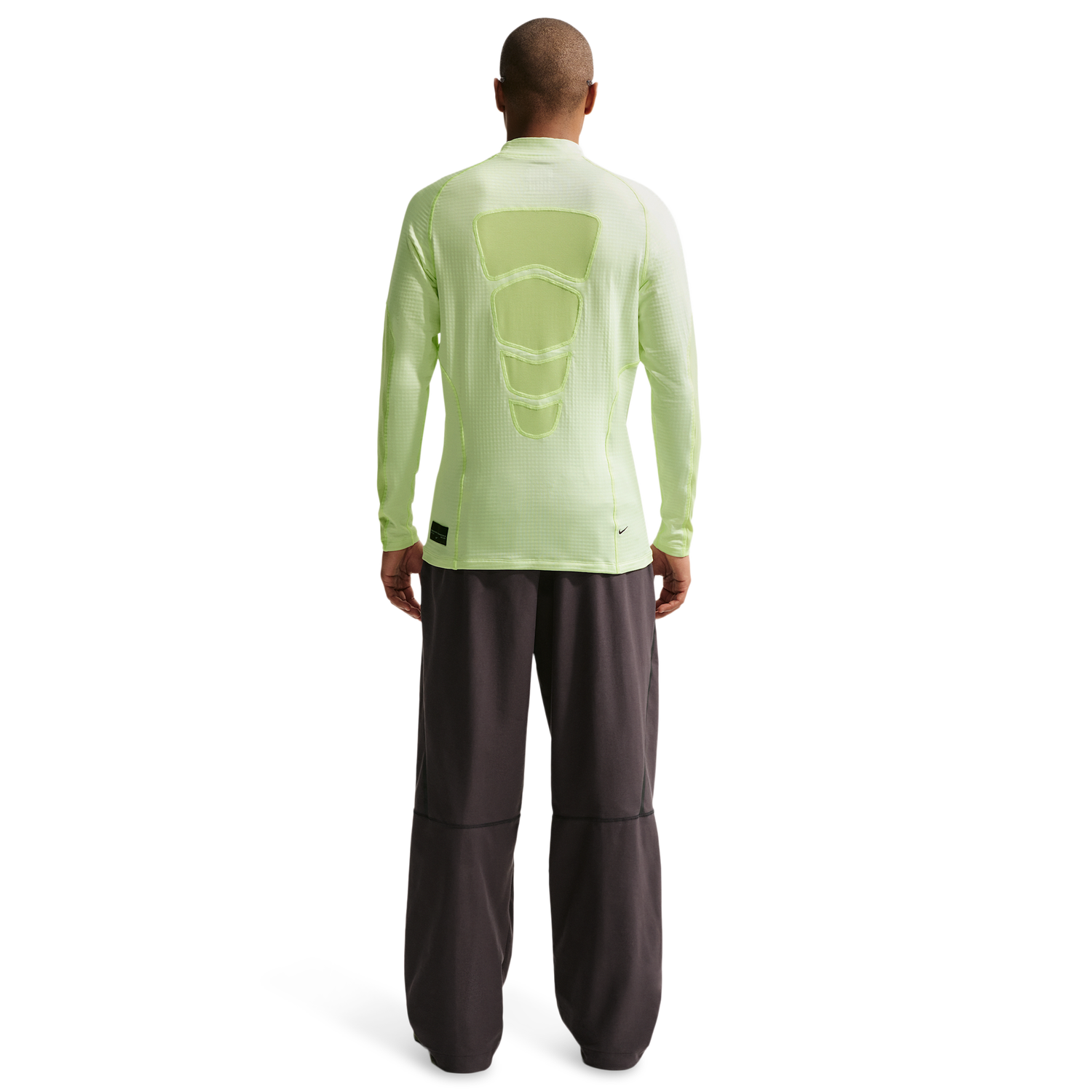 Nike Tech Pro Layer L/S Thermal Top - Men's - Volt Tint/Lt Liquid Lime/Lt Liquid Lime