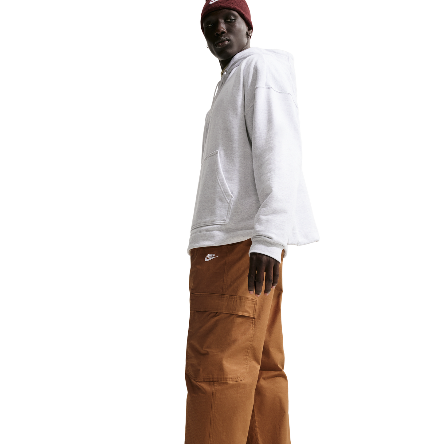 Nike Club Woven Cargo Pants Collection - Men's - Ale Brown/White