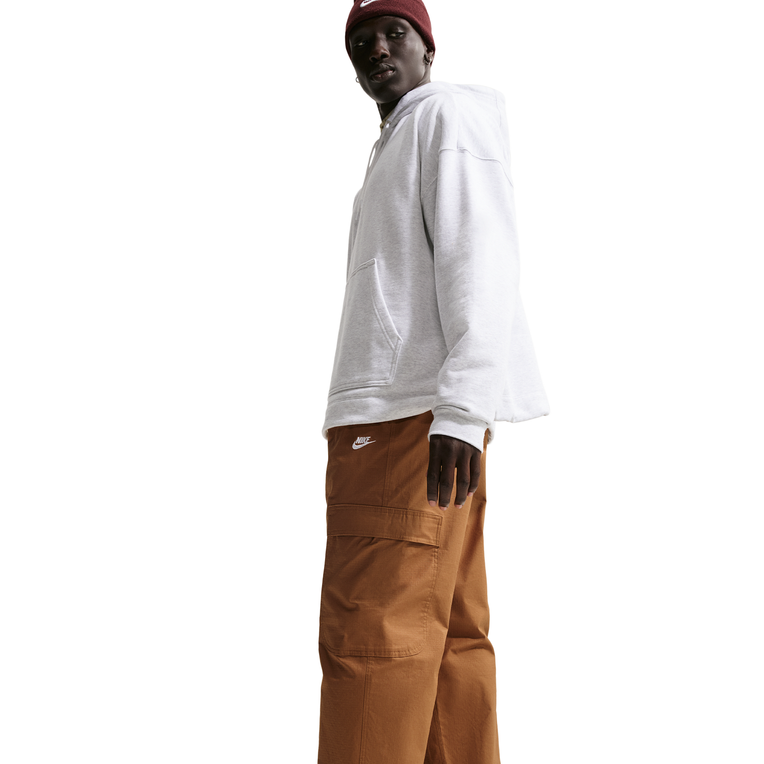 Nike Club Woven Cargo Pants Collection - Men's - Ale Brown/White
