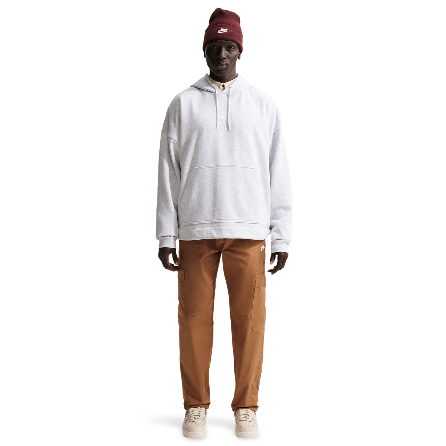 Nike Club Woven Cargo Pants Collection - Men's - Ale Brown/White