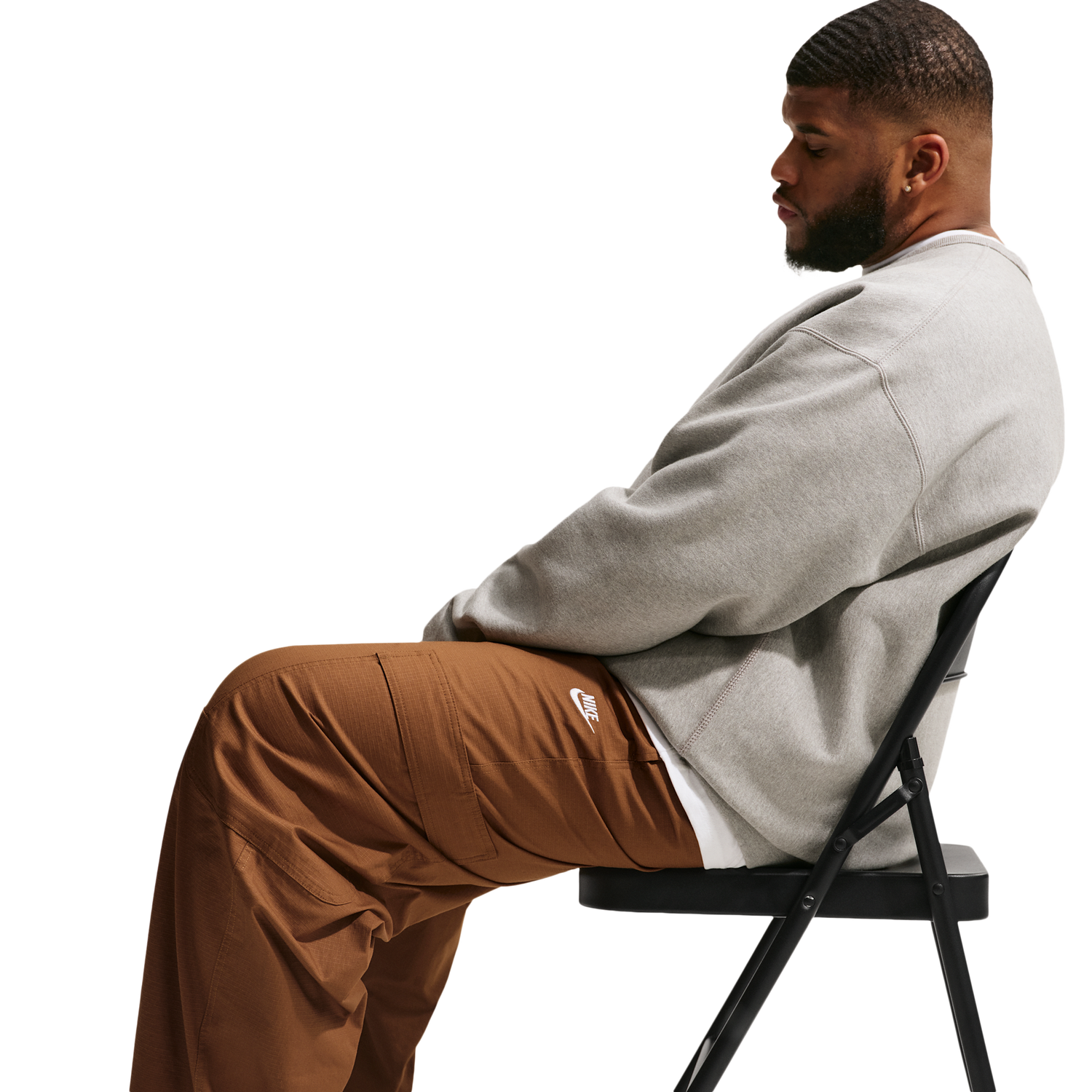 Nike Club Woven Cargo Pants Collection - Men's - Ale Brown/White