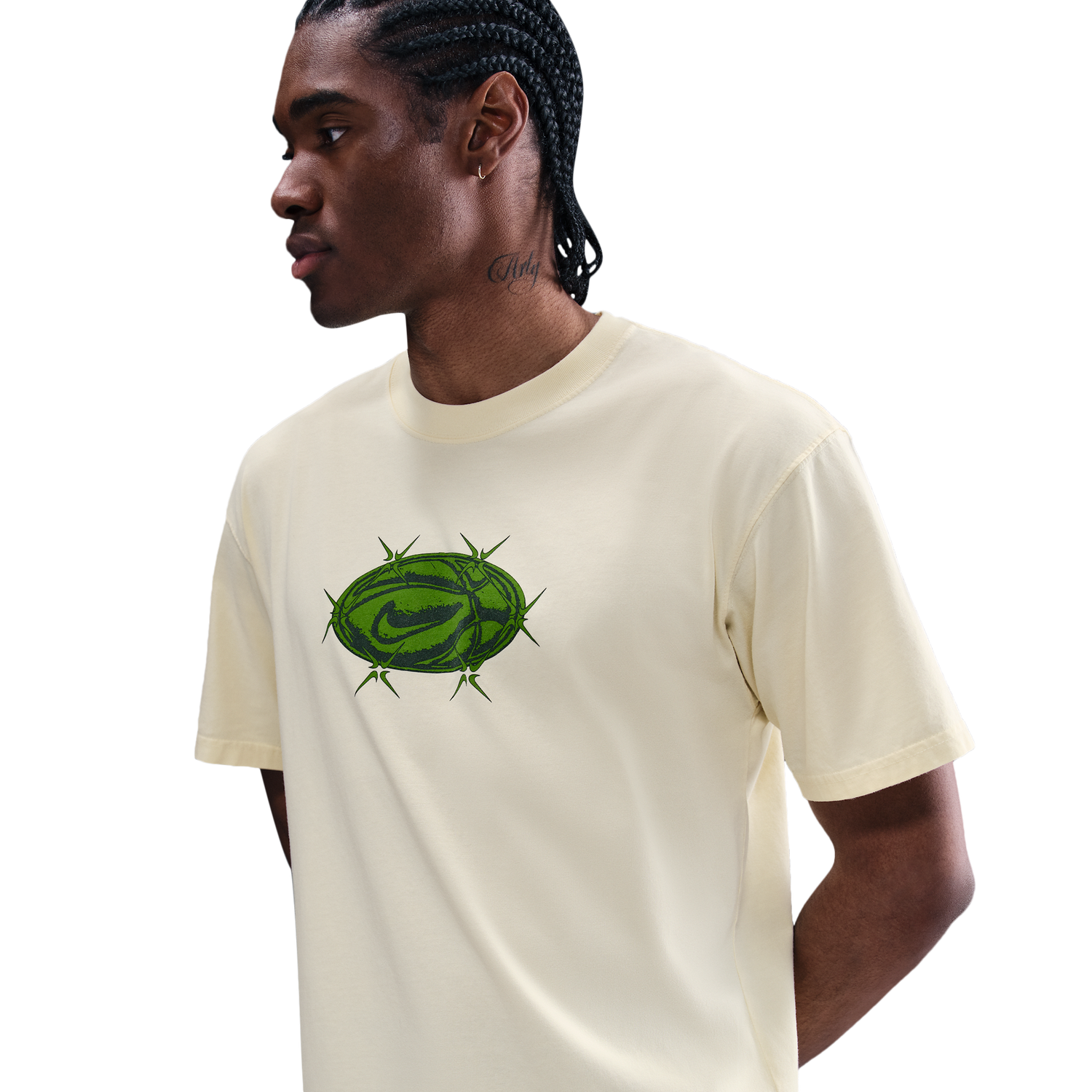 Nike M90 Streetball T-Shirt - Men's - Coconut Milk