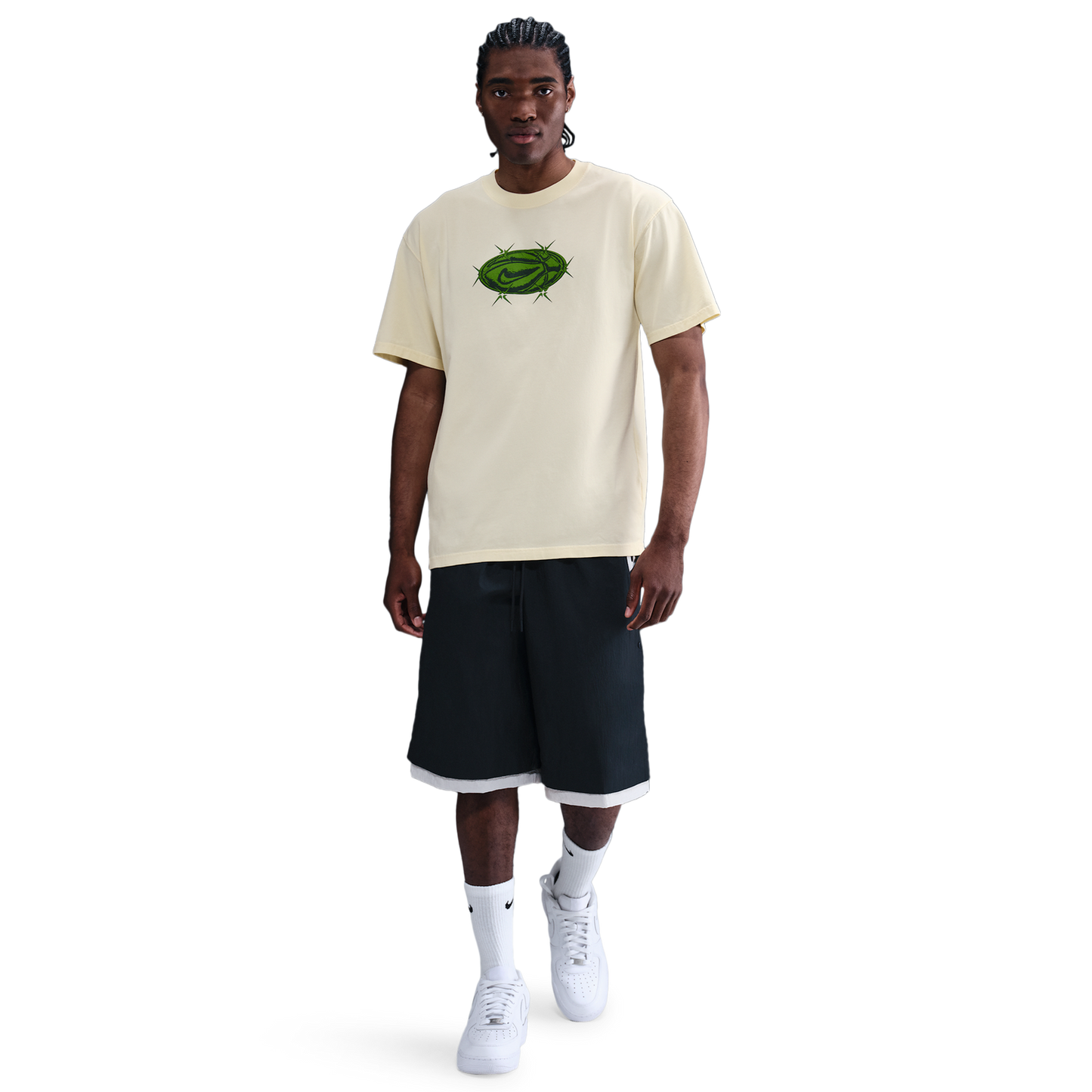 Nike M90 Streetball T-Shirt - Men's - Coconut Milk