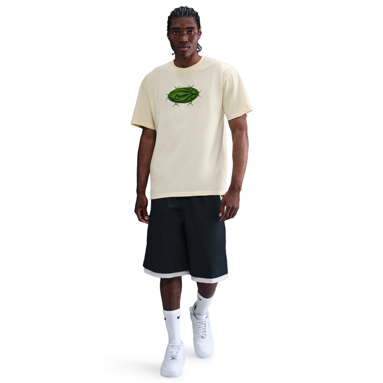 Nike M90 Streetball T-Shirt - Men's - Coconut Milk