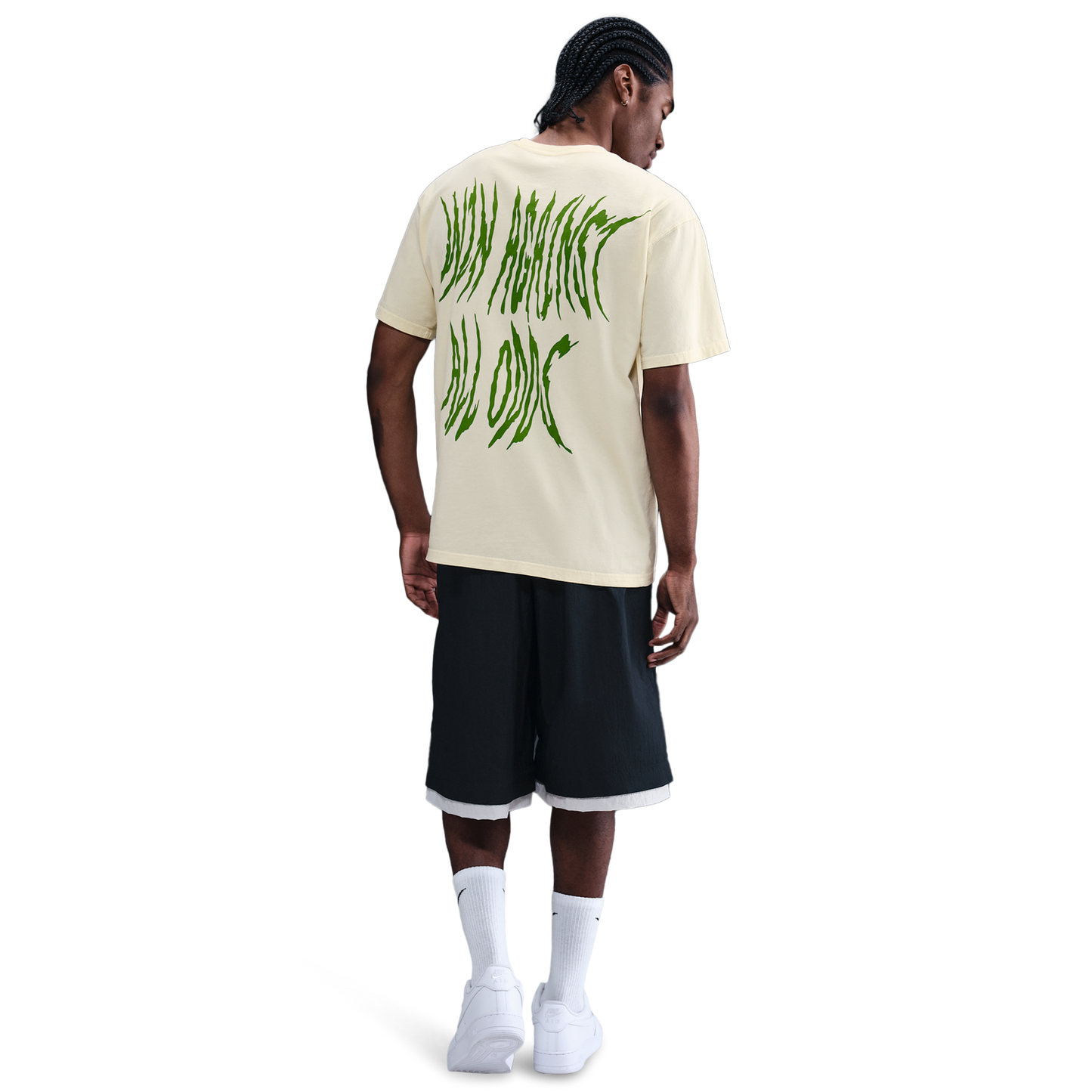 Nike M90 Streetball T-Shirt - Men's - Coconut Milk