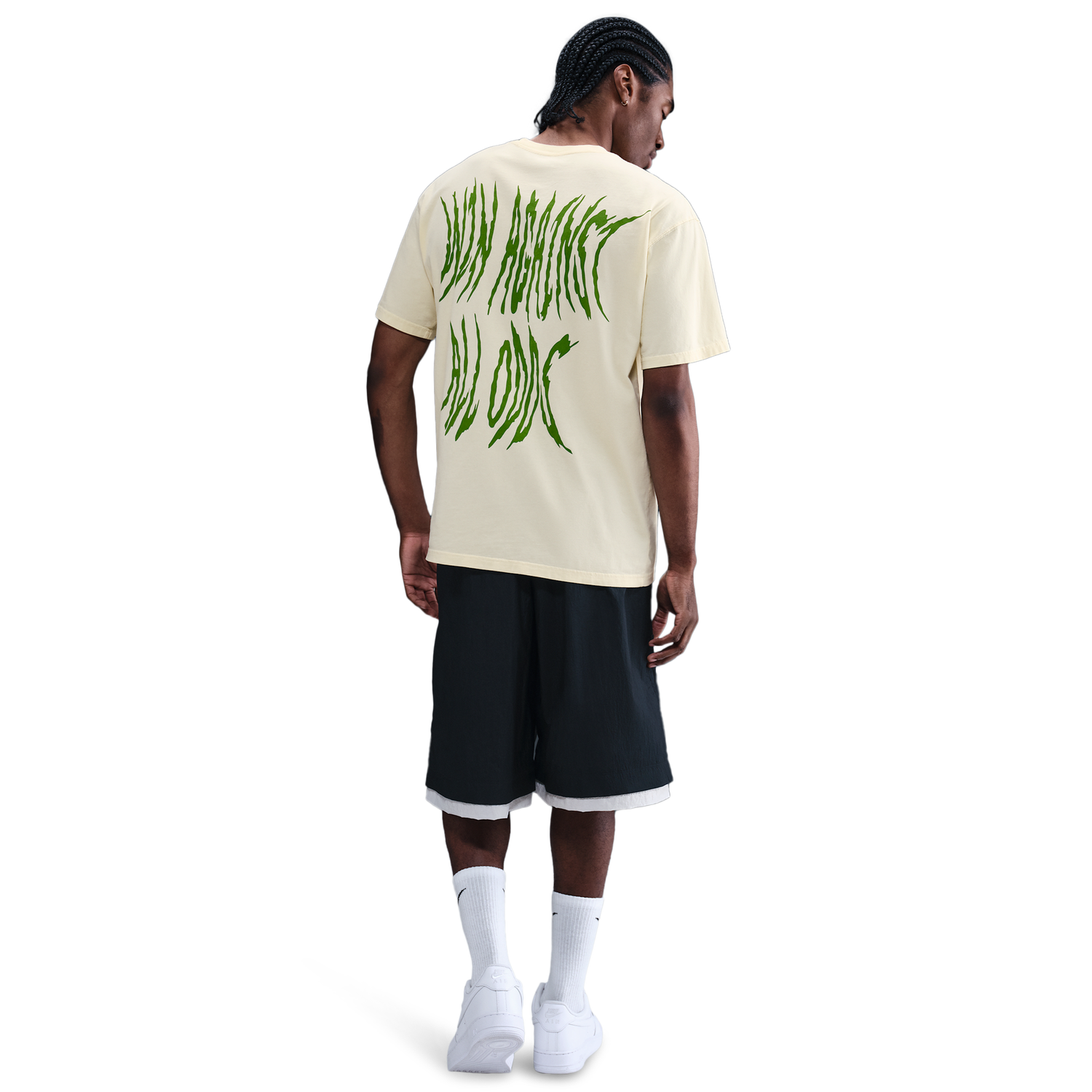 Nike M90 Streetball T-Shirt - Men's - Coconut Milk