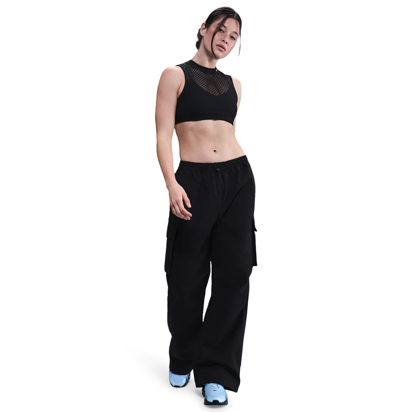 Nike NSW Street Woven Cargo Pant - Women's - Sail/Black