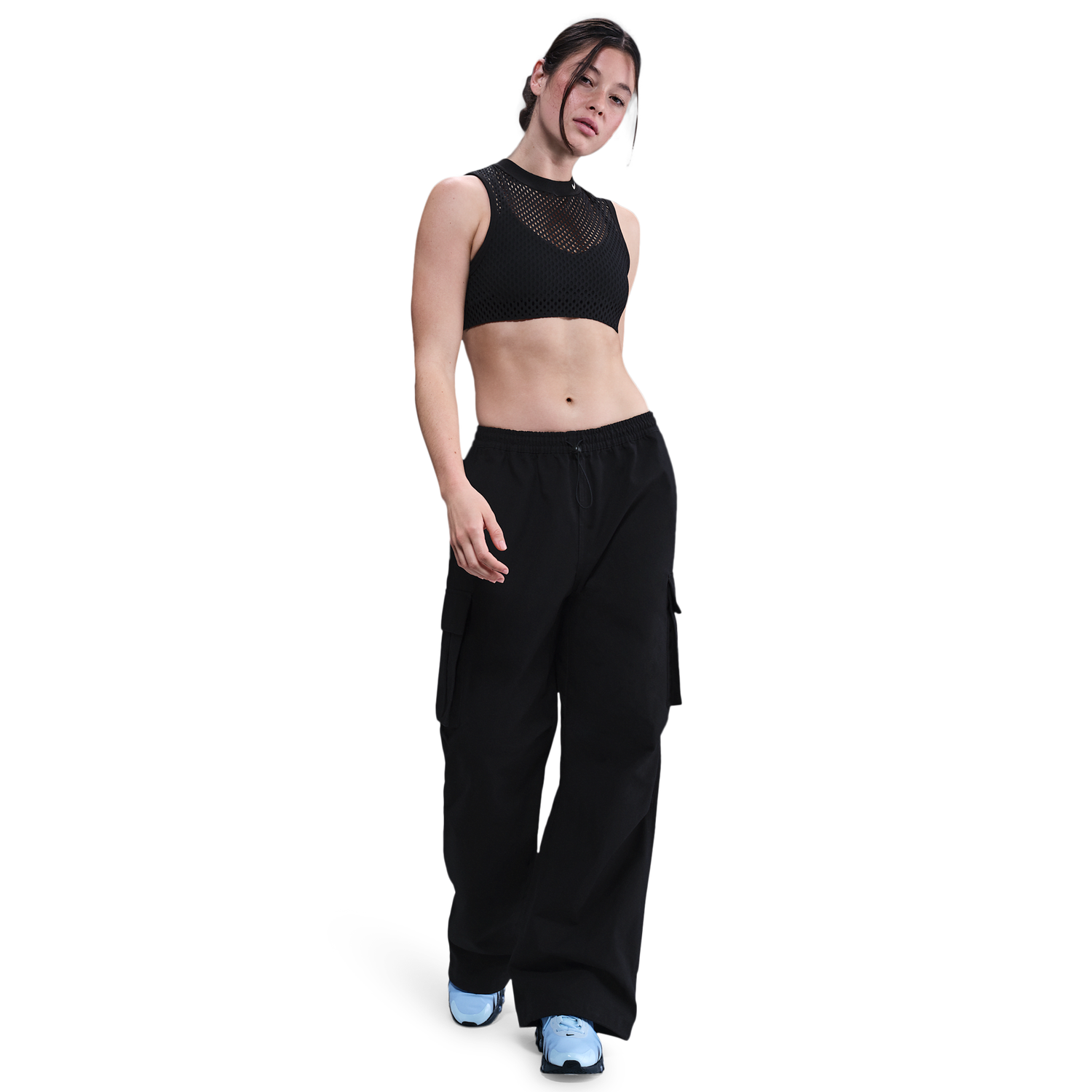 Nike NSW Street Woven Cargo Pant - Women's - Sail/Black