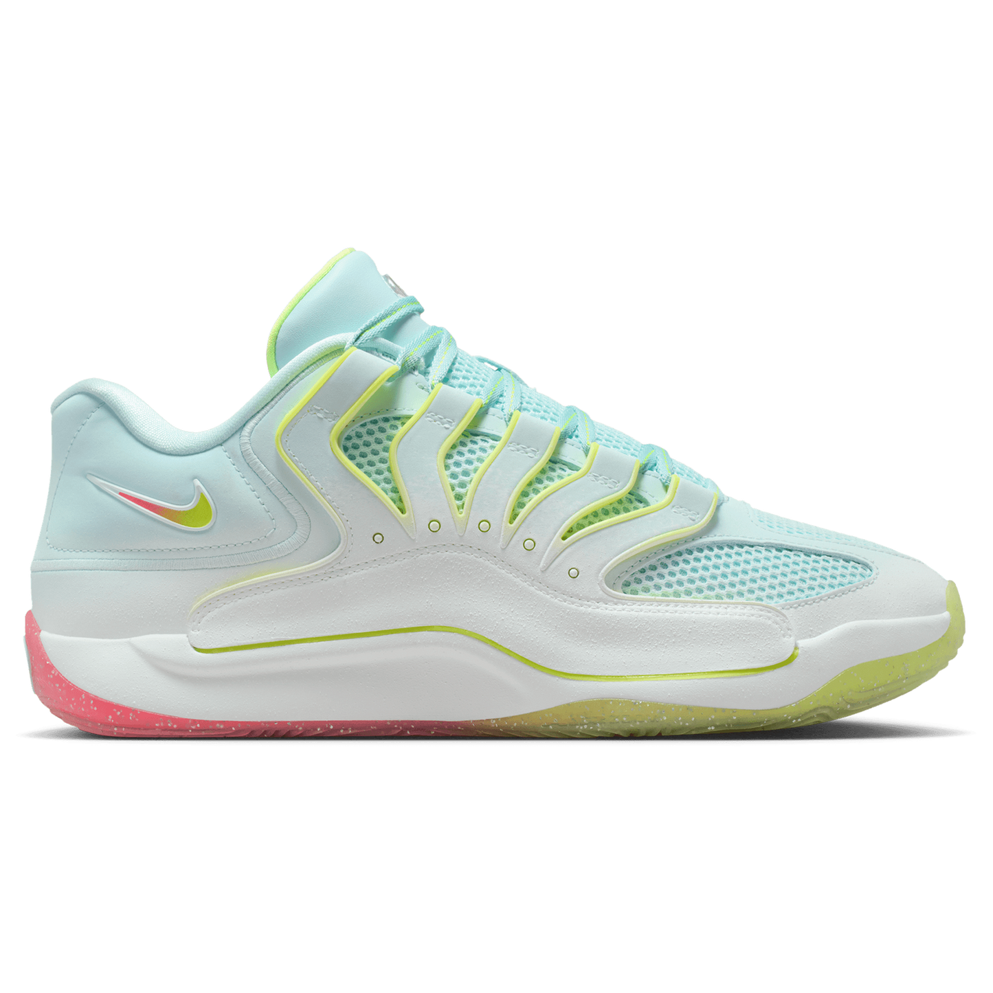 Nike KD18 PRM - Men's - White/Glacier Blue/Volt