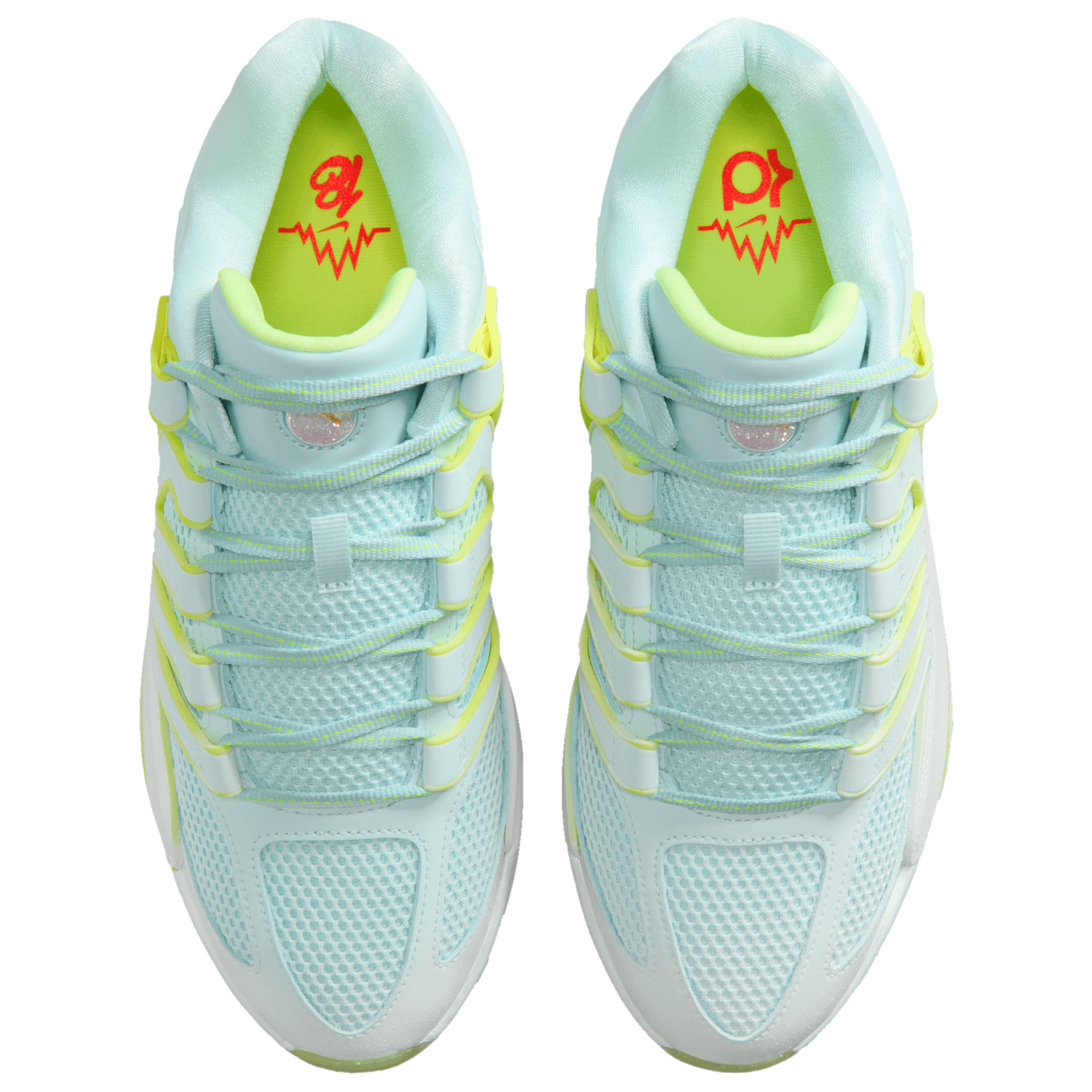 Nike KD18 PRM - Men's - White/Glacier Blue/Volt
