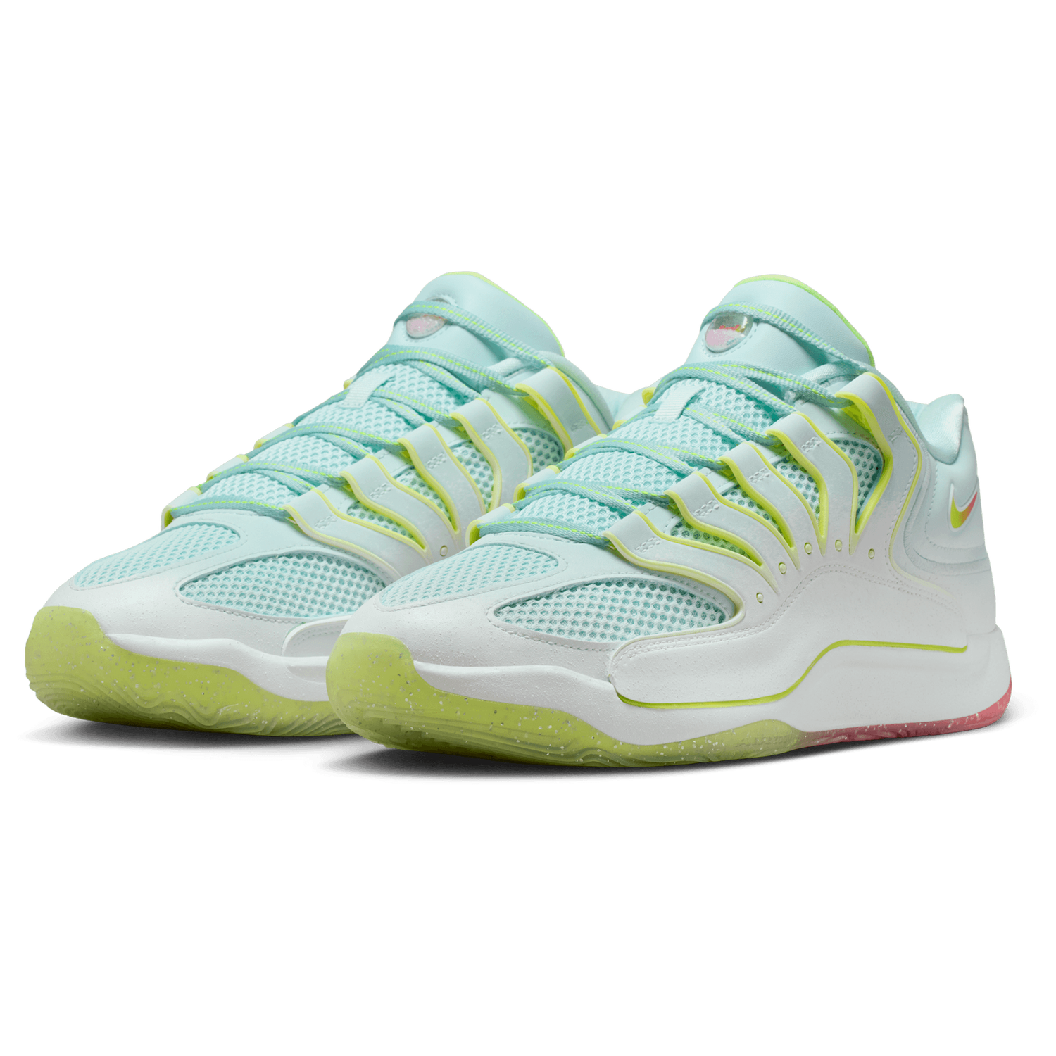 Nike KD18 PRM - Men's - White/Glacier Blue/Volt