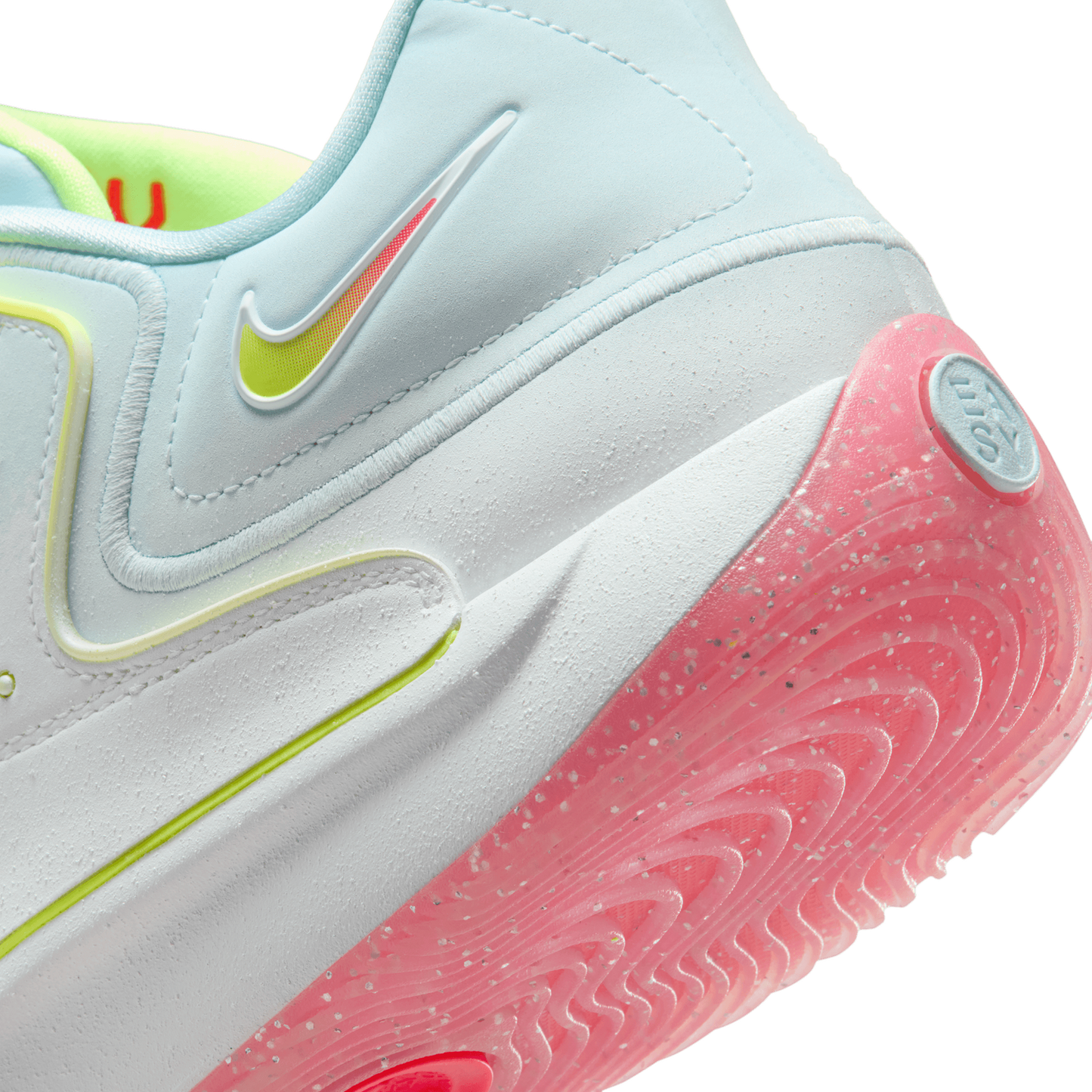 Nike KD18 PRM - Men's - White/Glacier Blue/Volt
