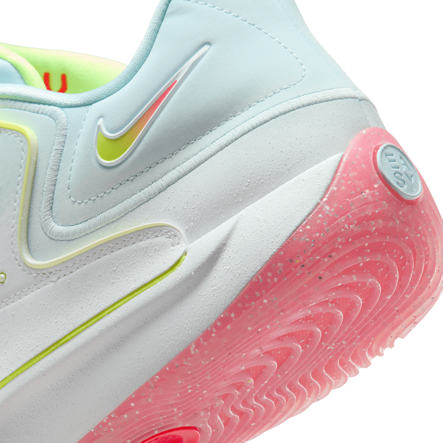 Nike KD18 PRM - Men's - White/Glacier Blue/Volt
