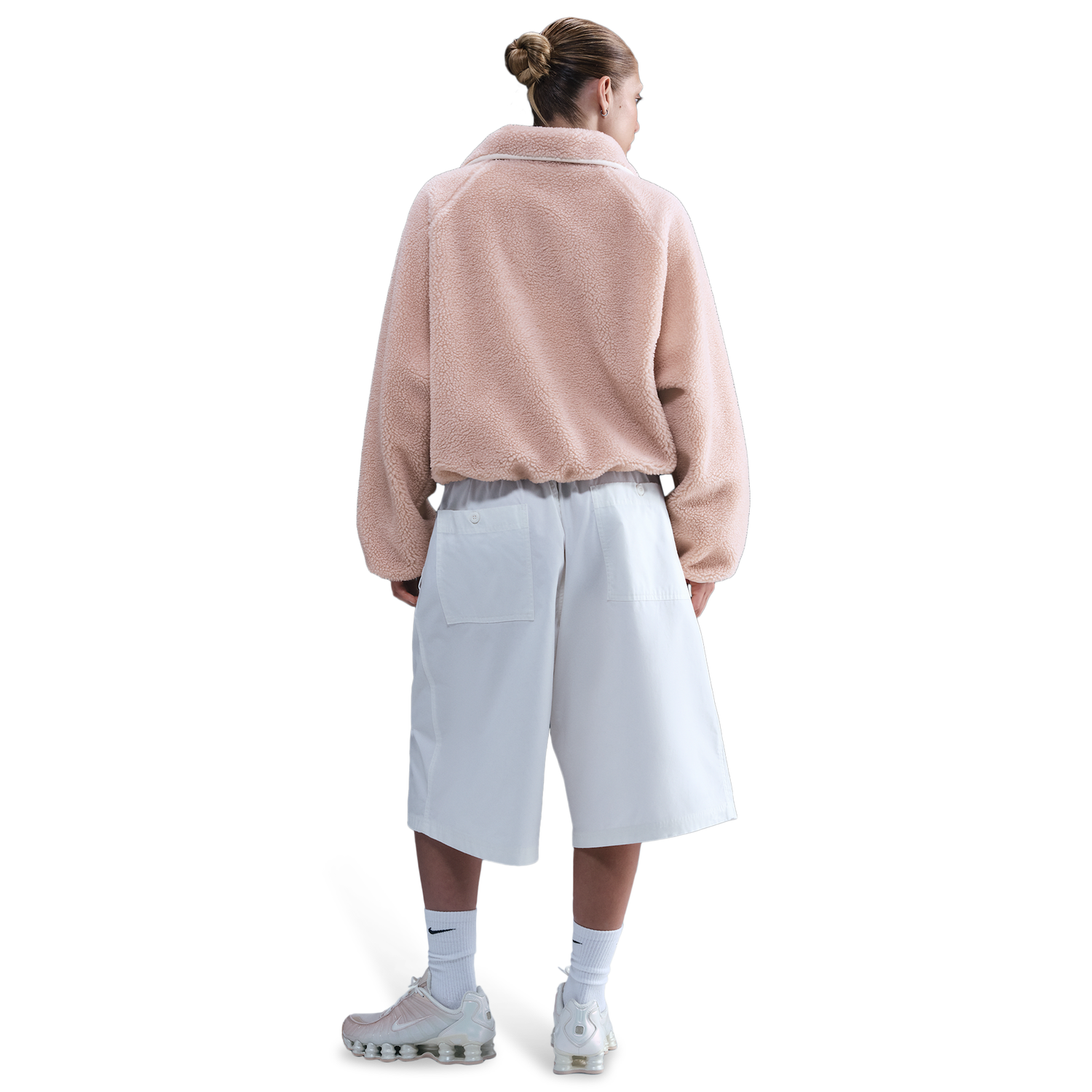 Nike NSW Street Sherpa Jacket - Women's - Silt Red/Sail