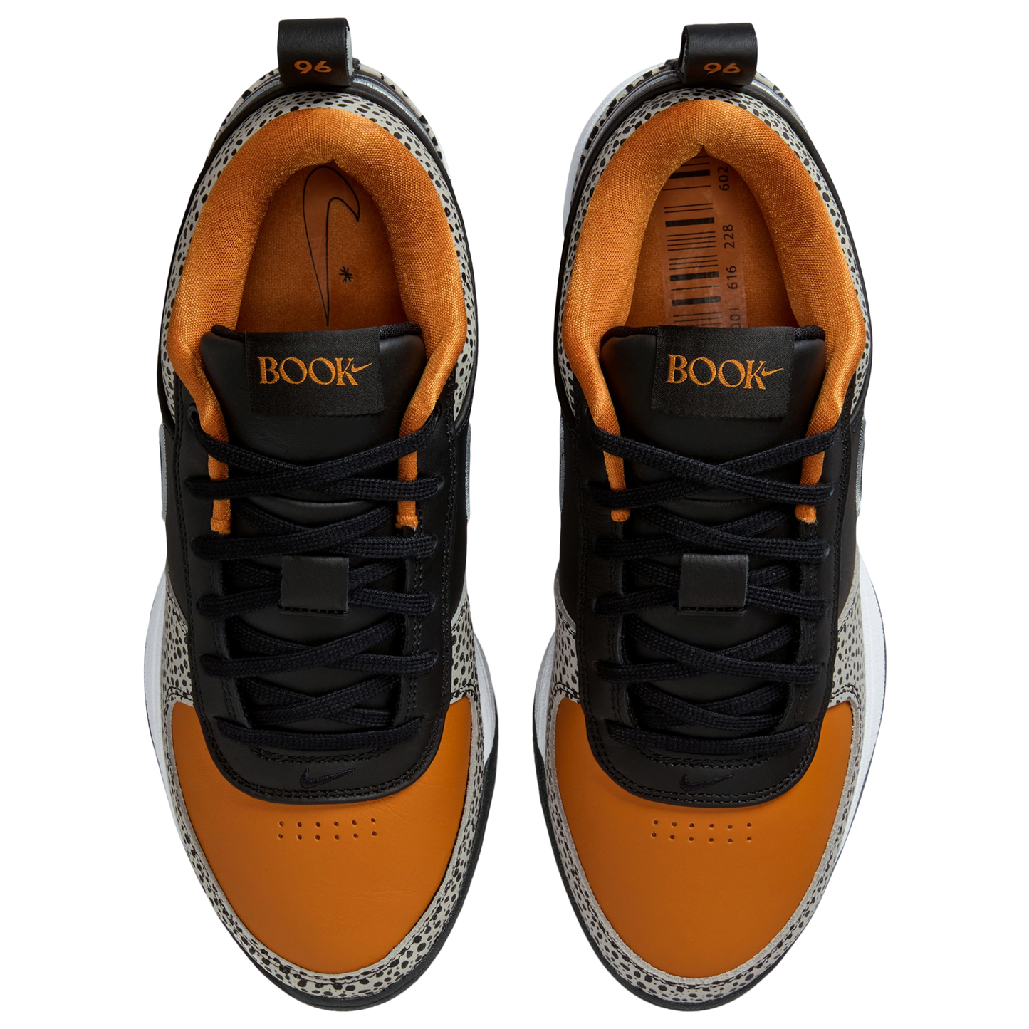 Nike Book 1 Safari - Men's - Black/Grey/Orange