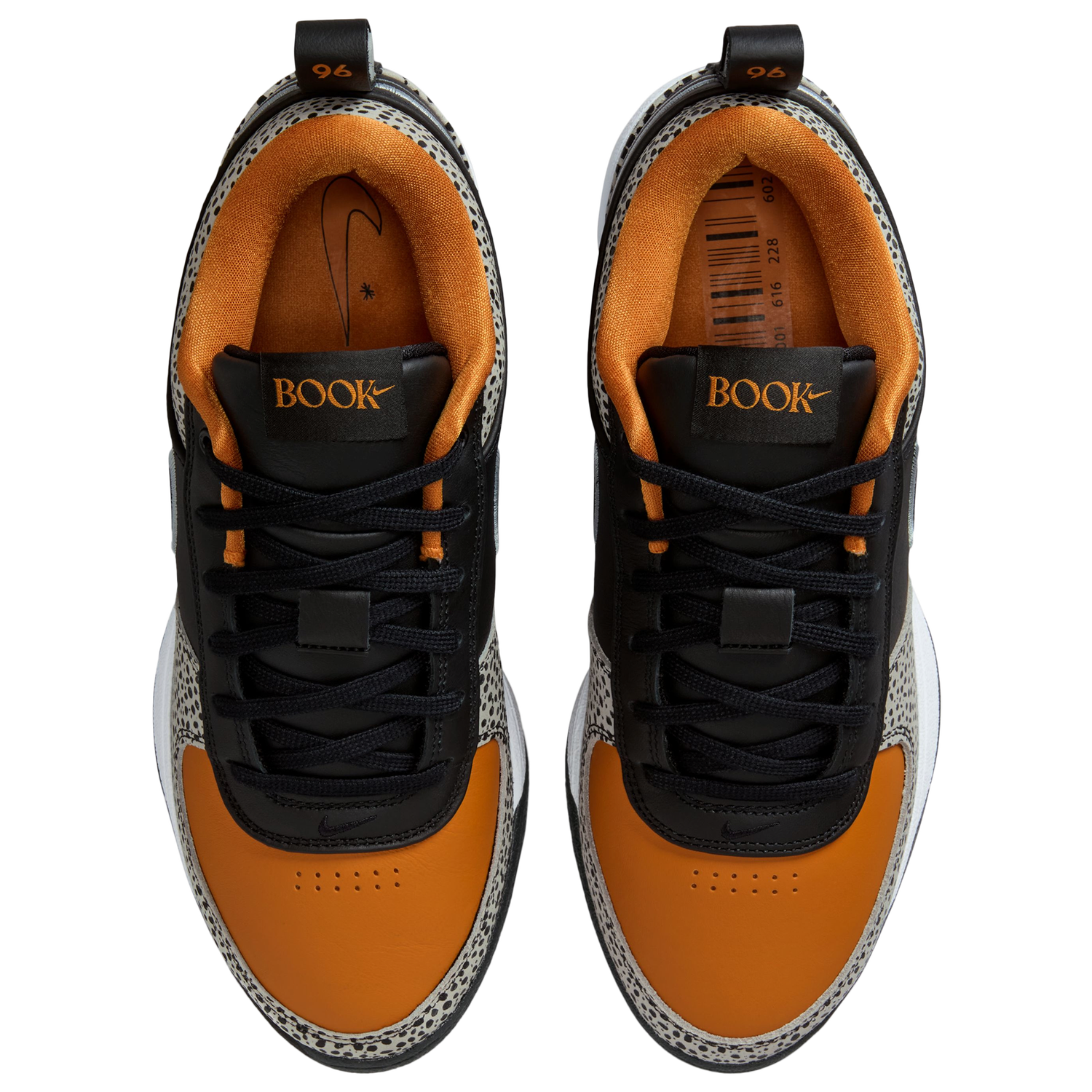 Nike Book 1 Safari - Men's - Black/Grey/Orange