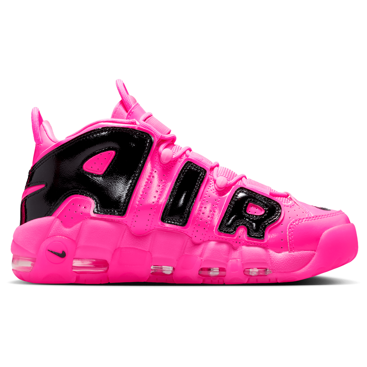 Nike Air More Uptempo SE NA7 - Women's - Pink Blast/Pink Blast/Black