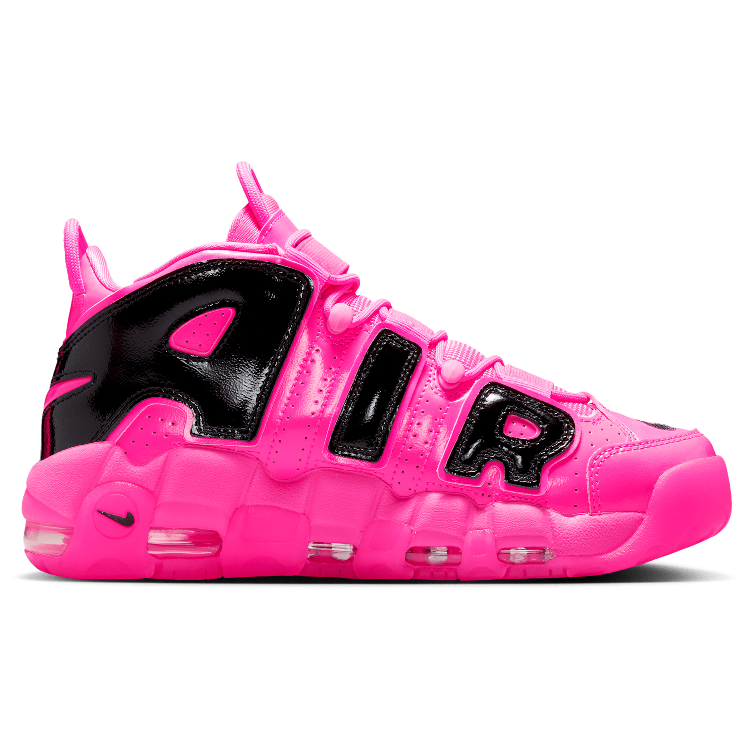 Nike Air More Uptempo SE NA7 - Women's - Pink Blast/Pink Blast/Black