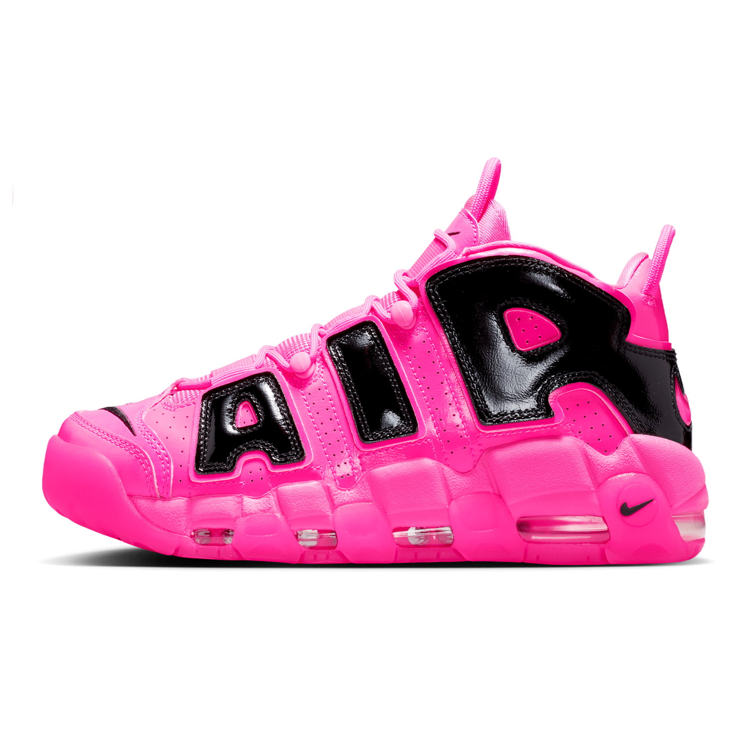 Nike Air More Uptempo SE NA7 - Women's - Pink Blast/Pink Blast/Black