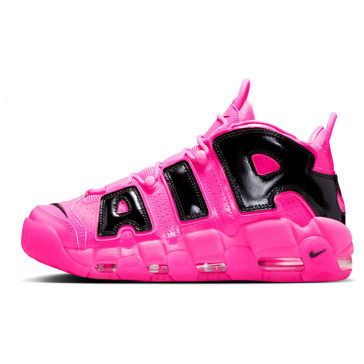 Nike Air More Uptempo SE NA7 - Women's - Pink Blast/Pink Blast/Black